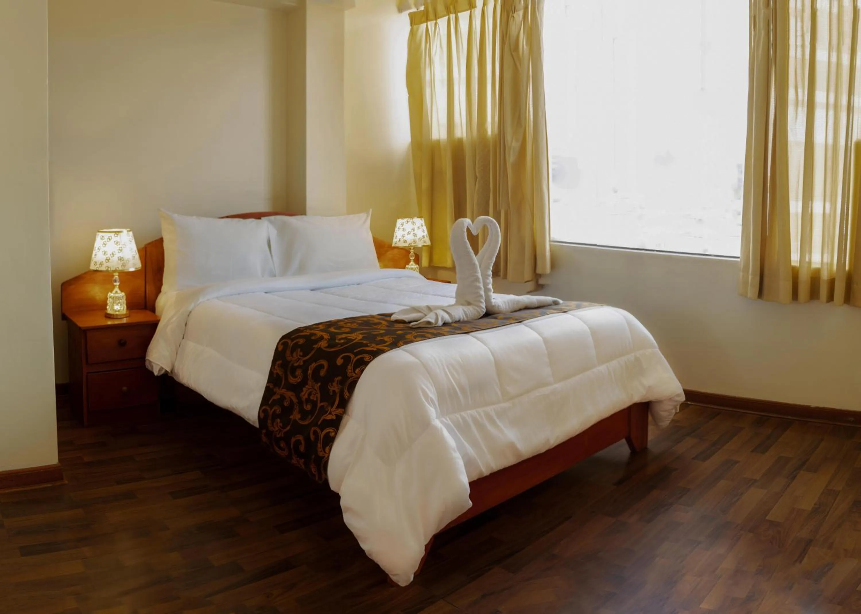 Bed in Hotel Casa Shami