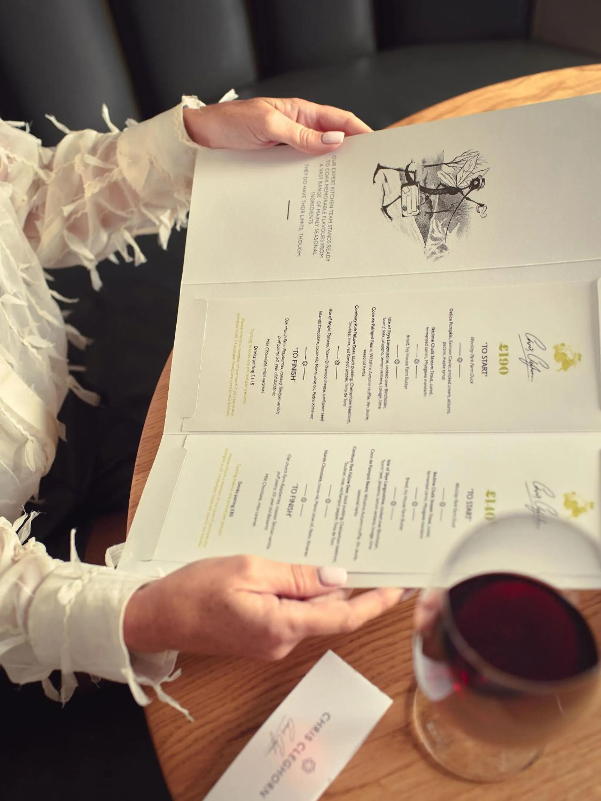 Dining area in The Queensberry Hotel