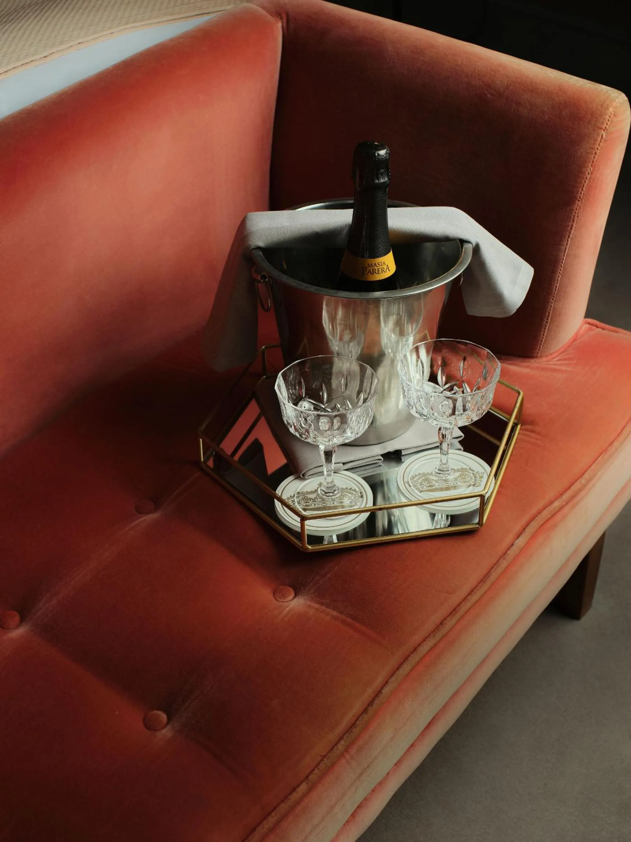 Seating area in The Queensberry Hotel