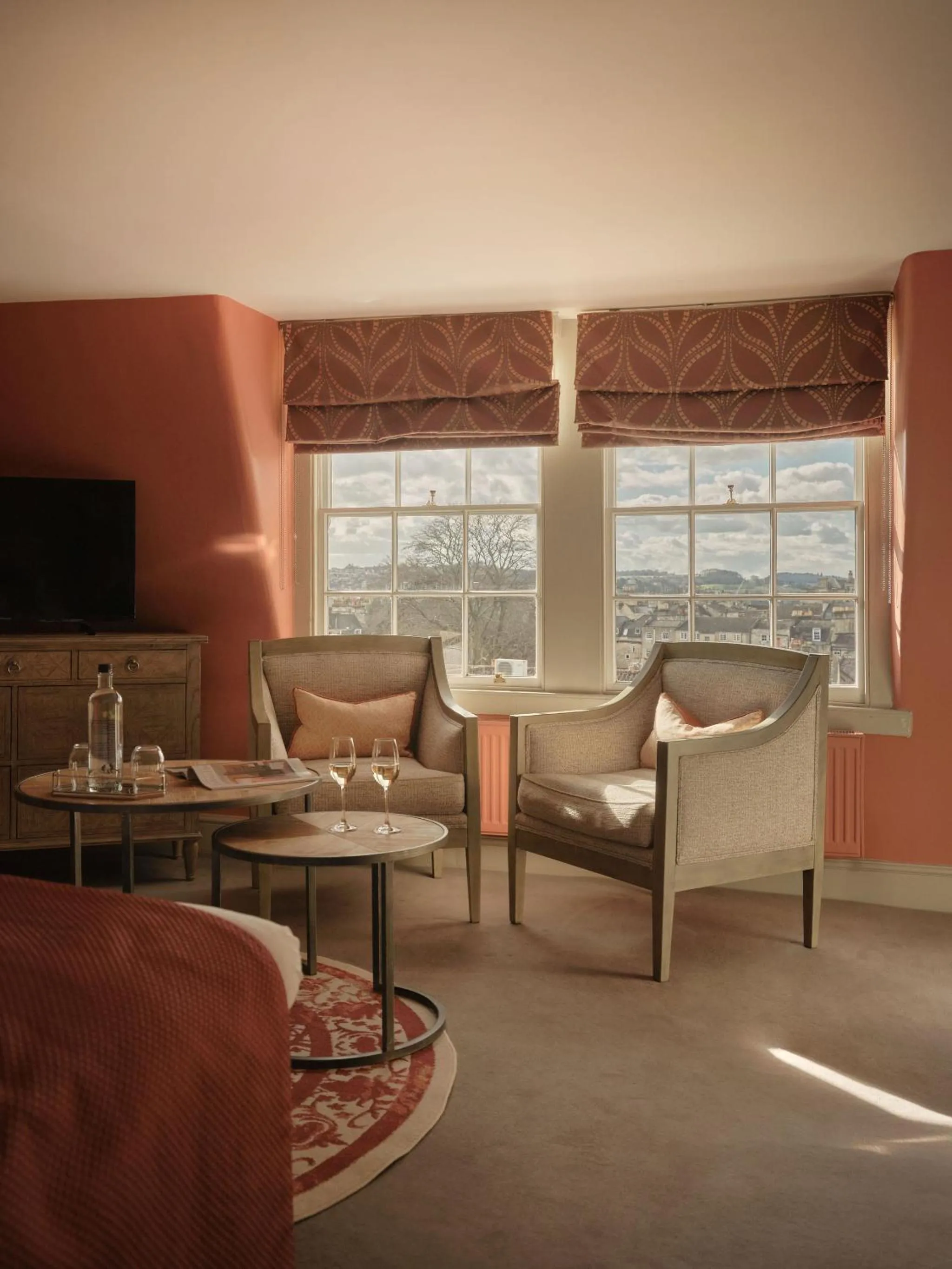 Seating area in The Queensberry Hotel