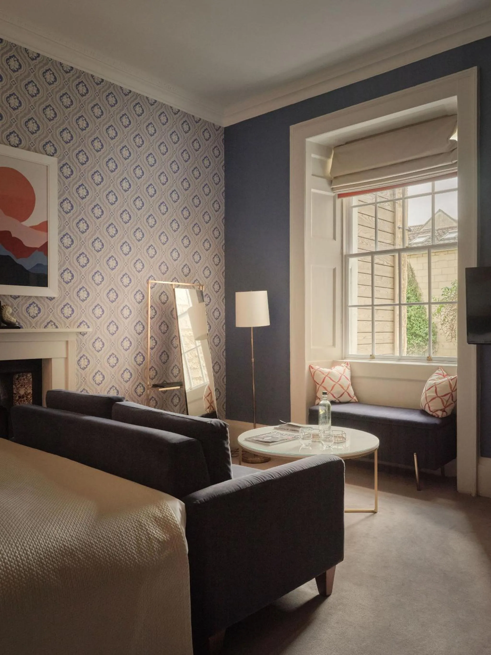 Seating area in The Queensberry Hotel