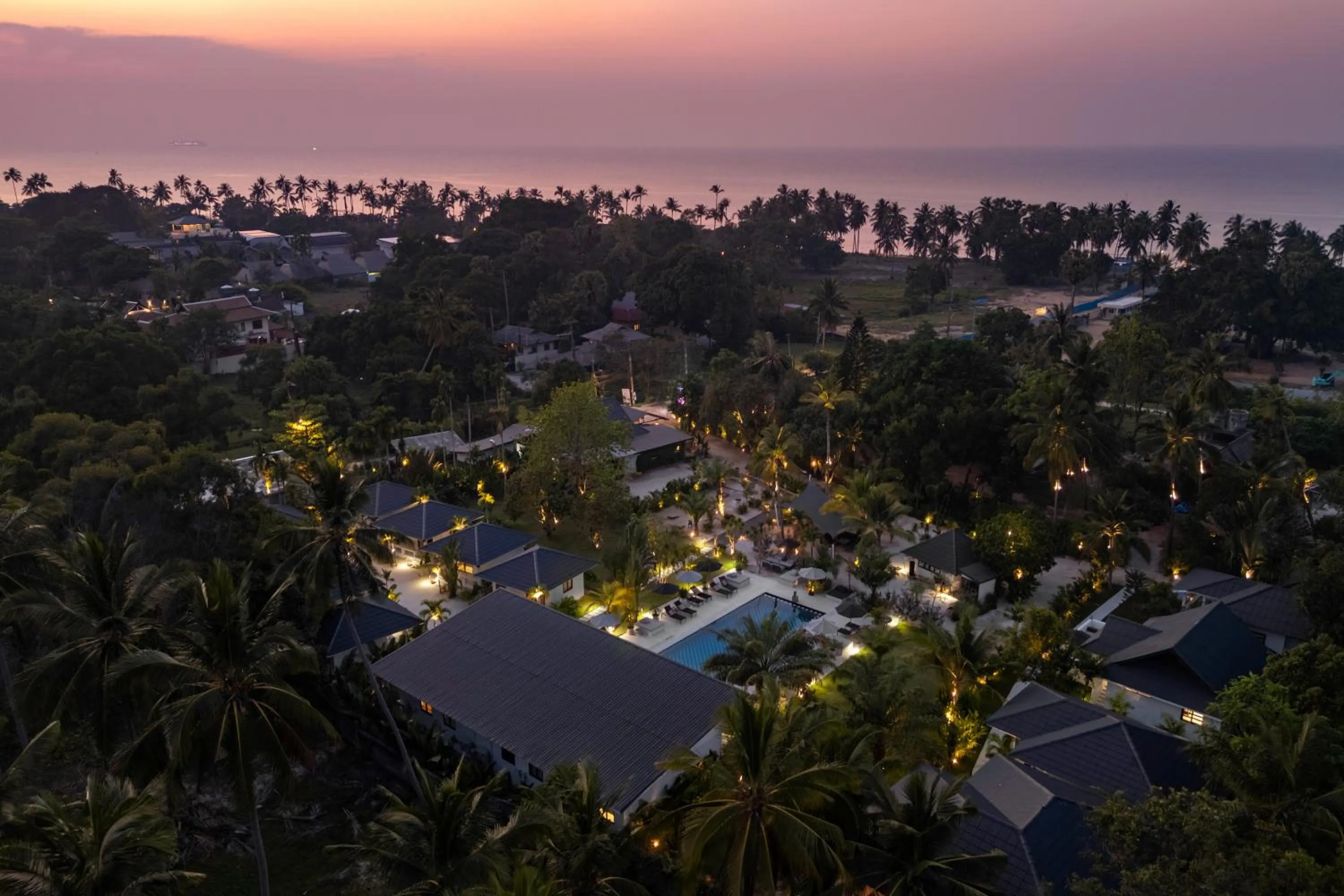 Property building in Moorea Boutique Resort Samui