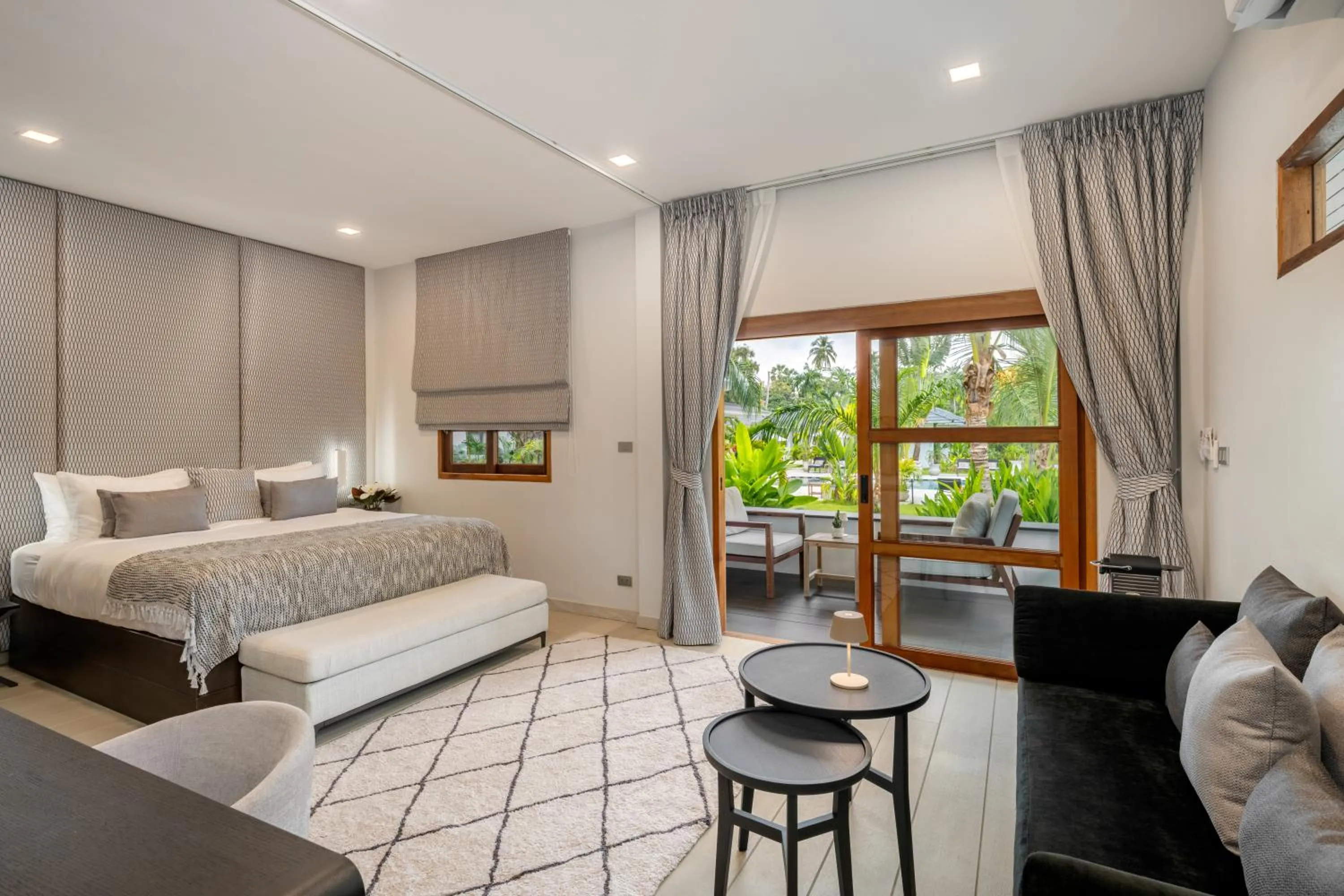 Coffee/tea facilities, Bed in Moorea Boutique Resort Samui
