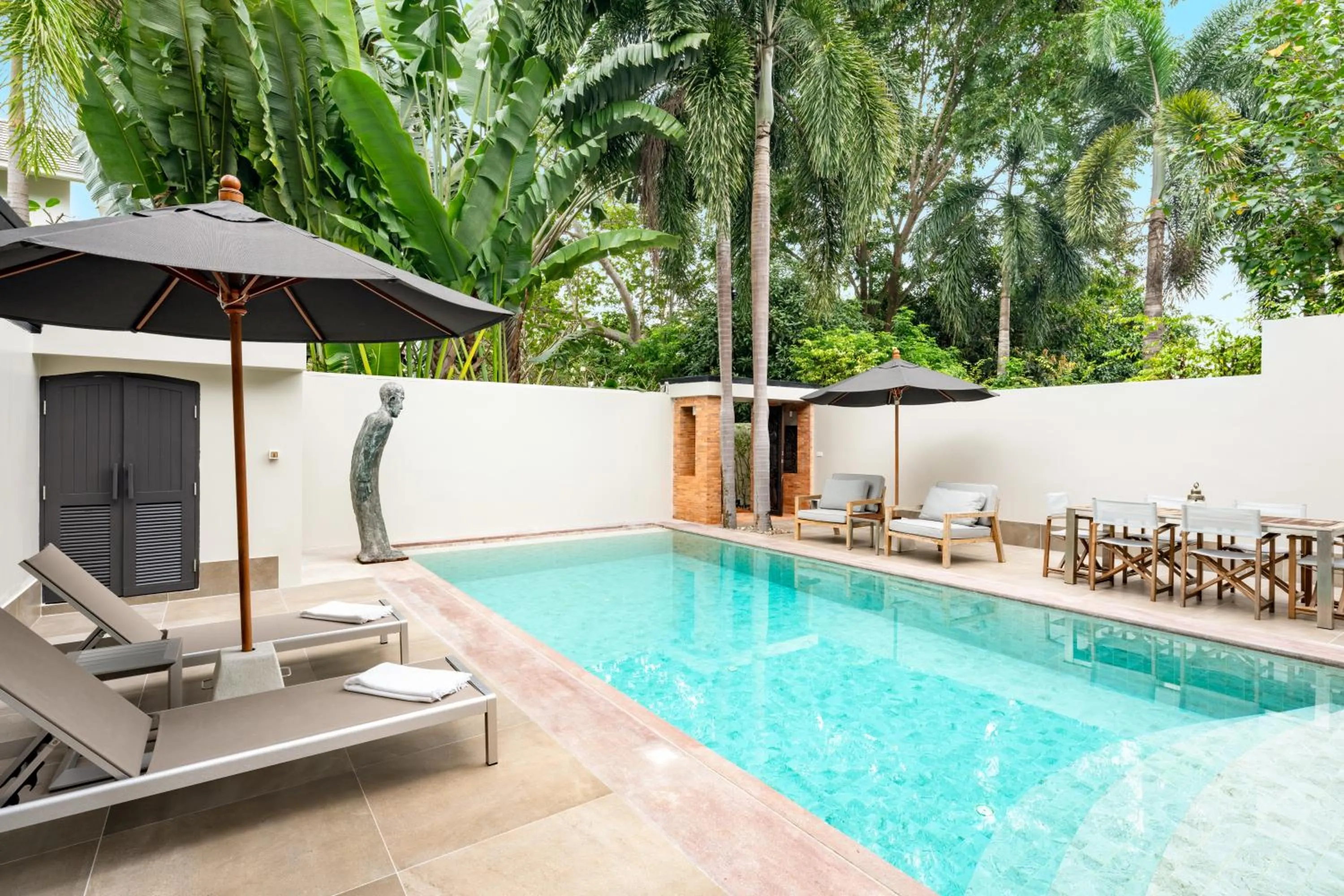 Garden view in Moorea Boutique Resort Samui