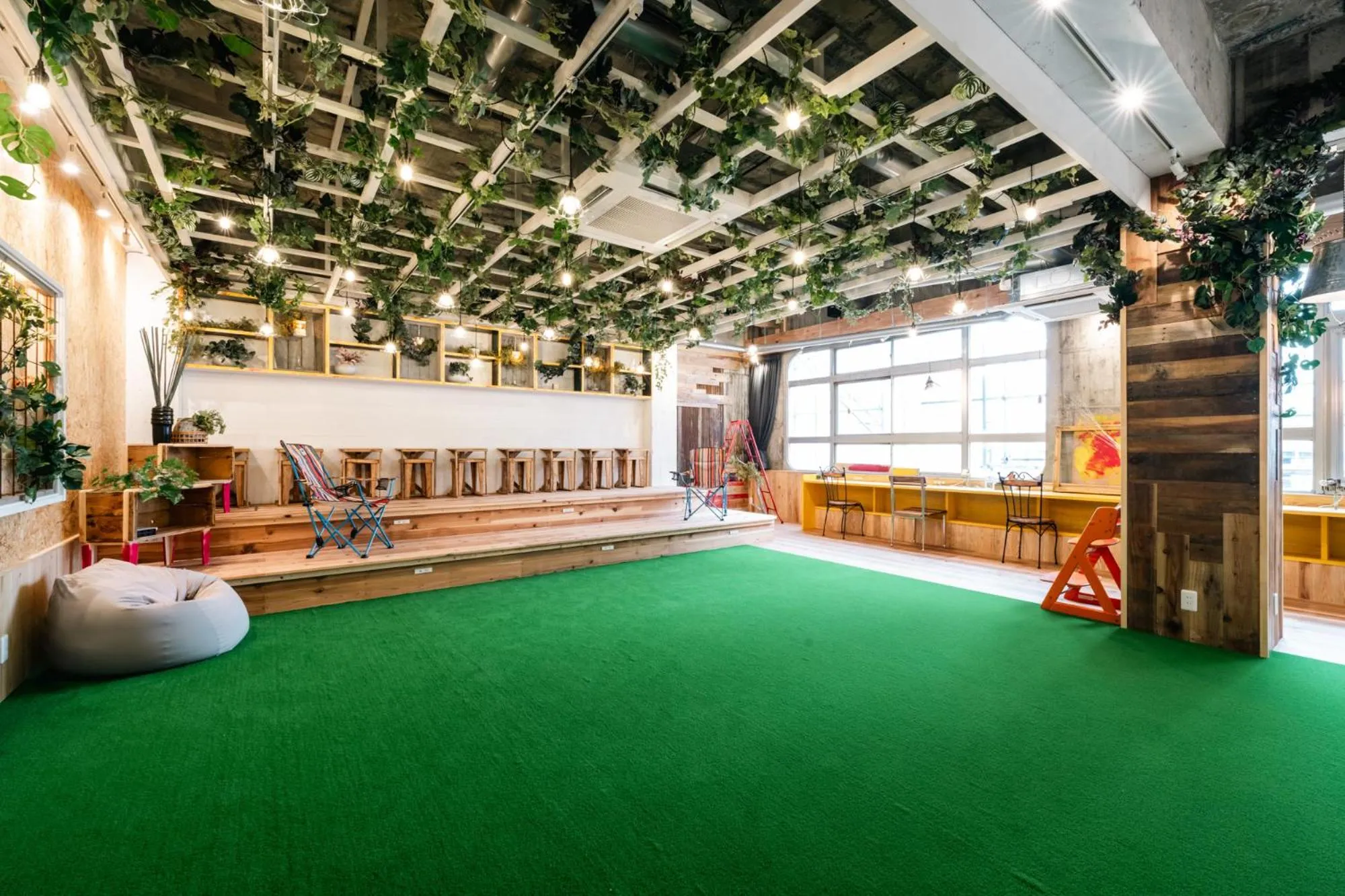 Living room in Kotori Coworking & Hostel Kotohira