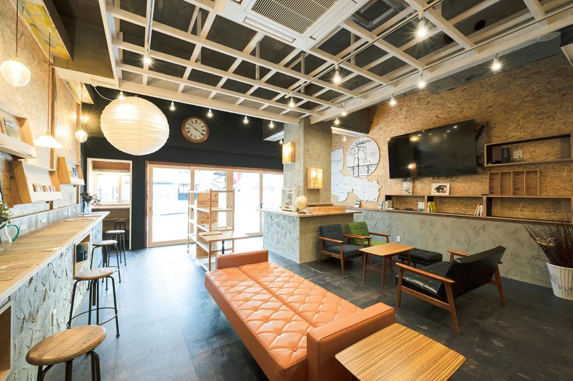 Area and facilities in Kotori Coworking & Hostel Kotohira