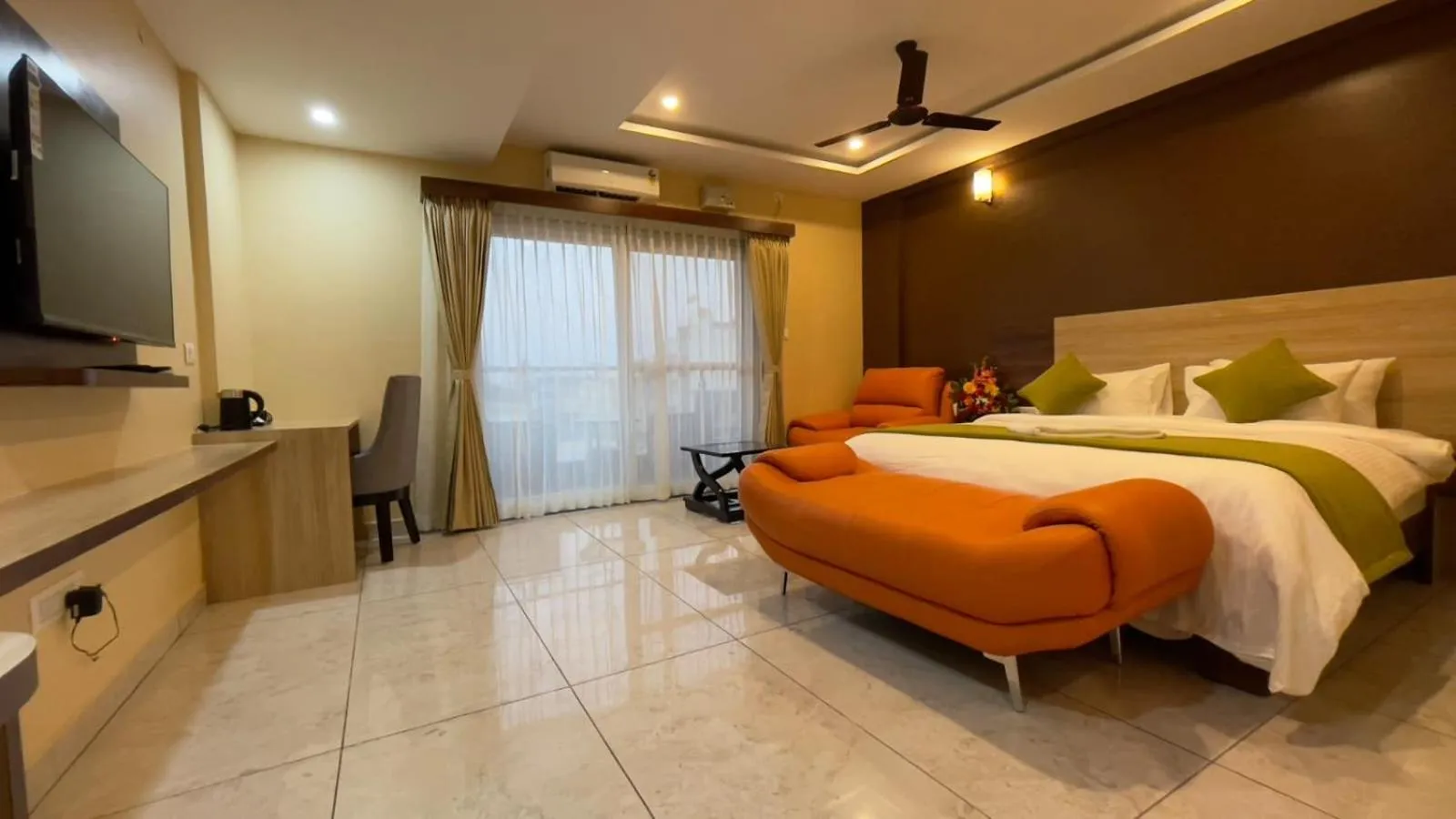 Bed in Hotel Kinotree Yeshwanthpur