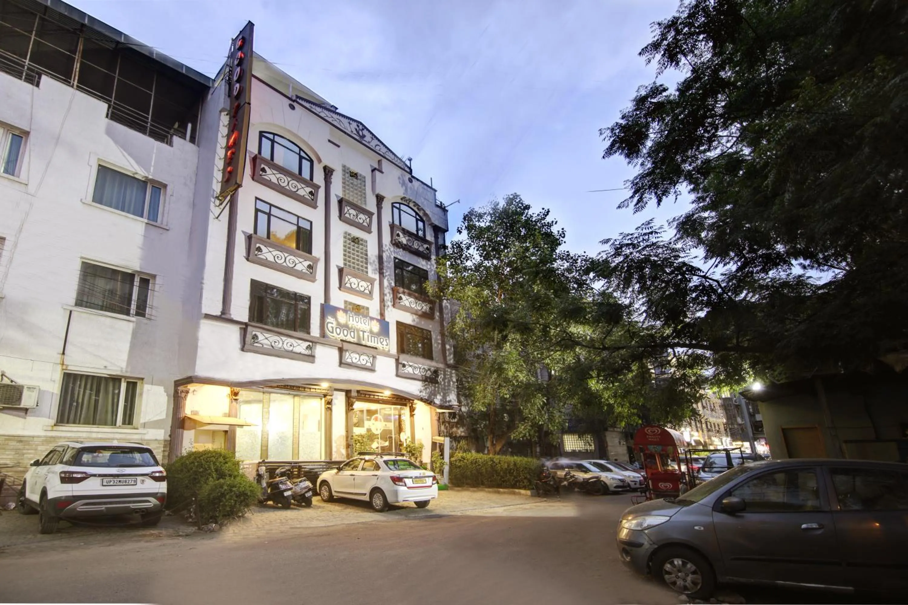 Property building in Hotel Good Times - Karol Bagh Metro Station