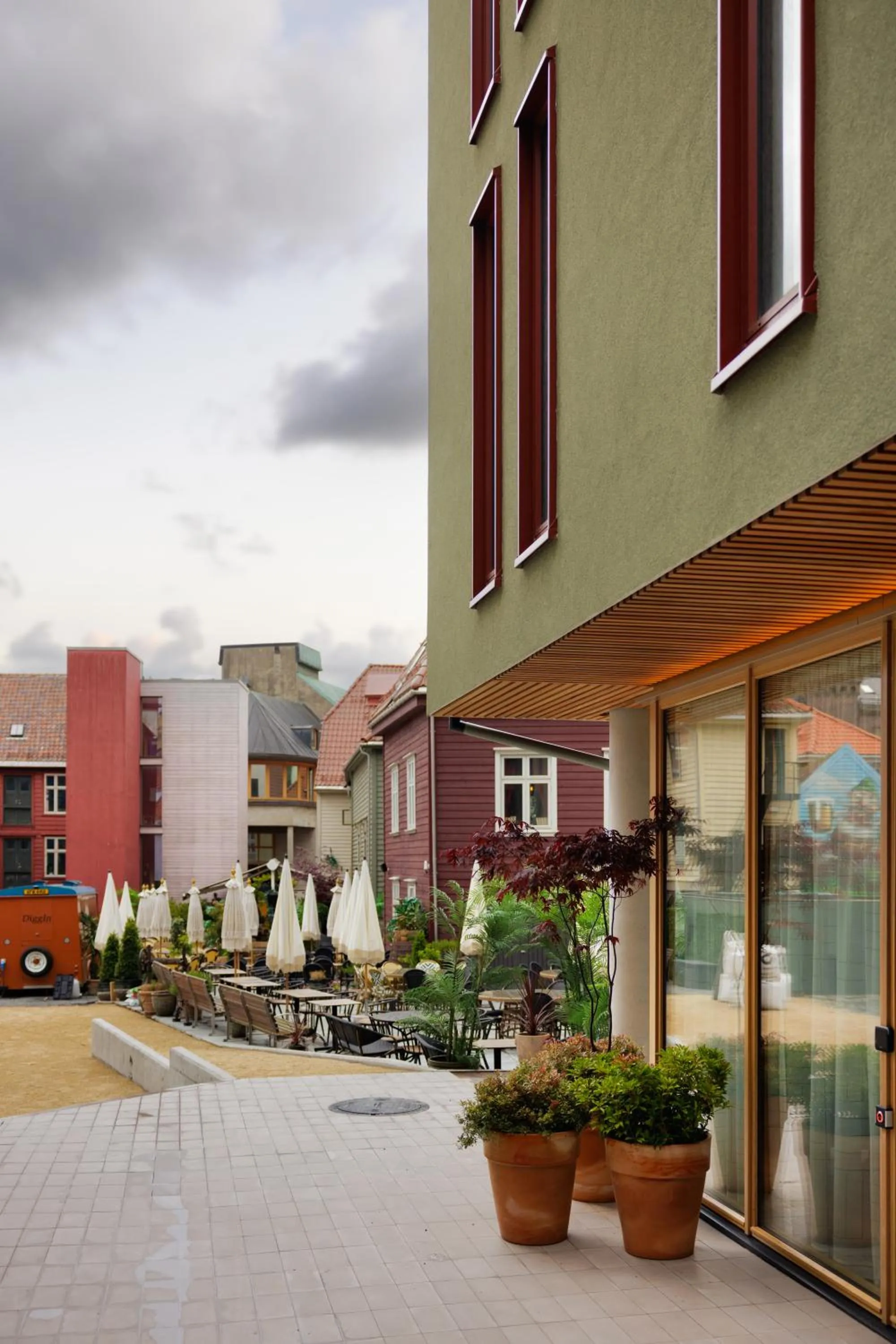 Inner courtyard view in Skostredet Hotel & Spa