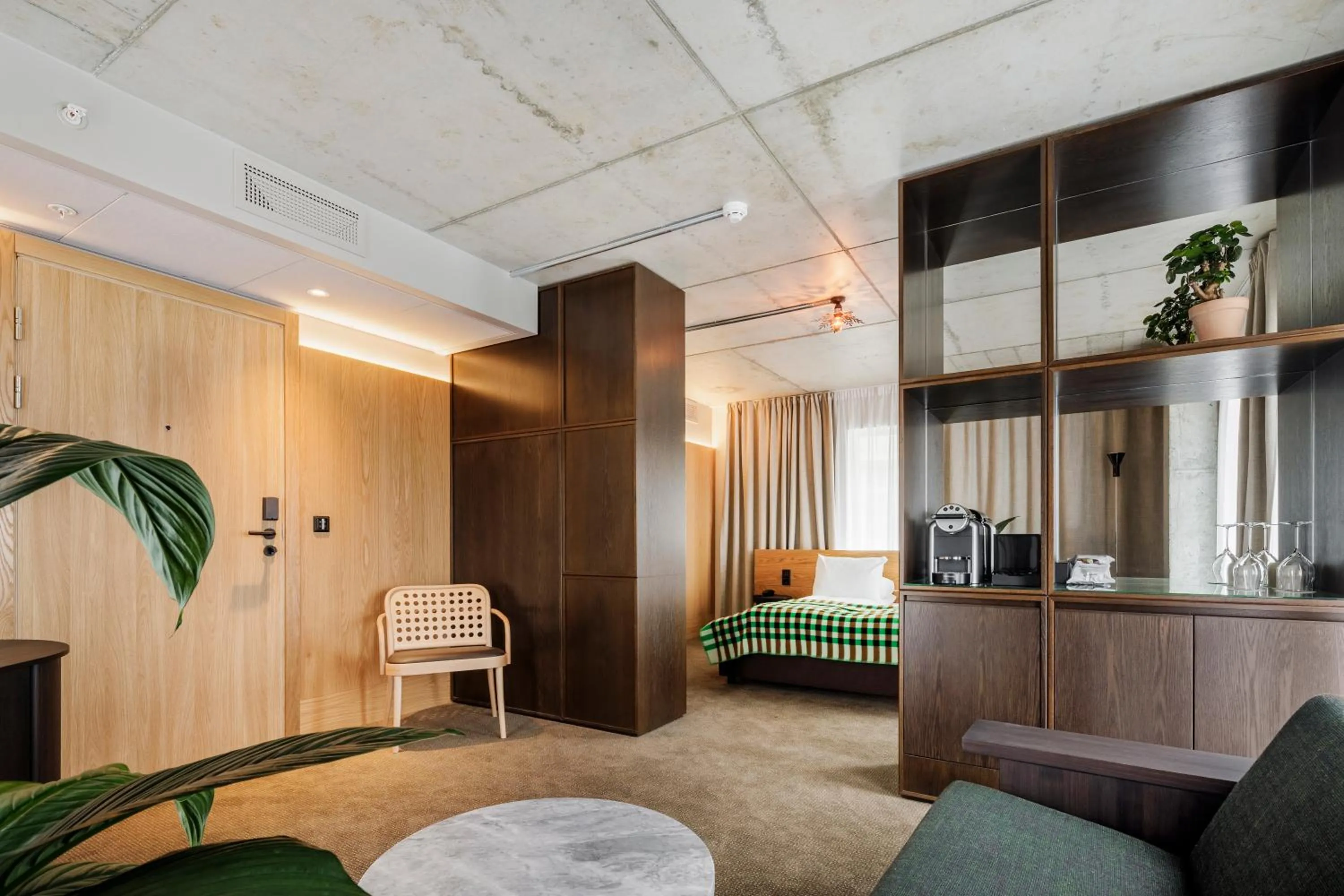 Seating area, Bed in Skostredet Hotel & Spa