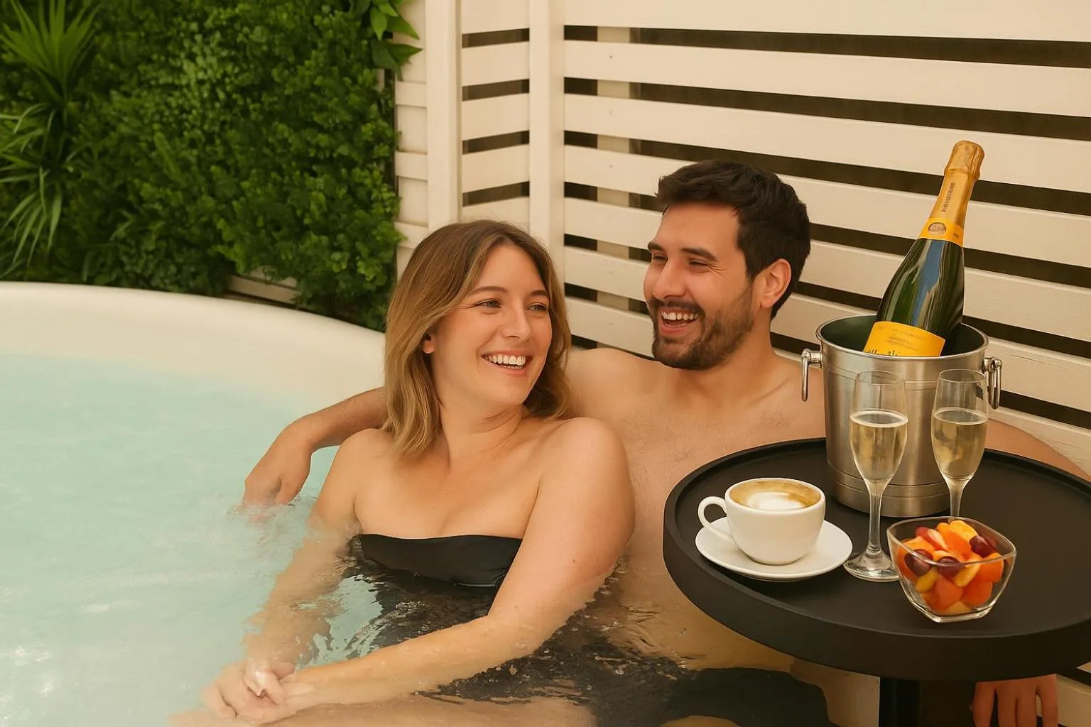 Hot Tub in Harington's Boutique Hotel