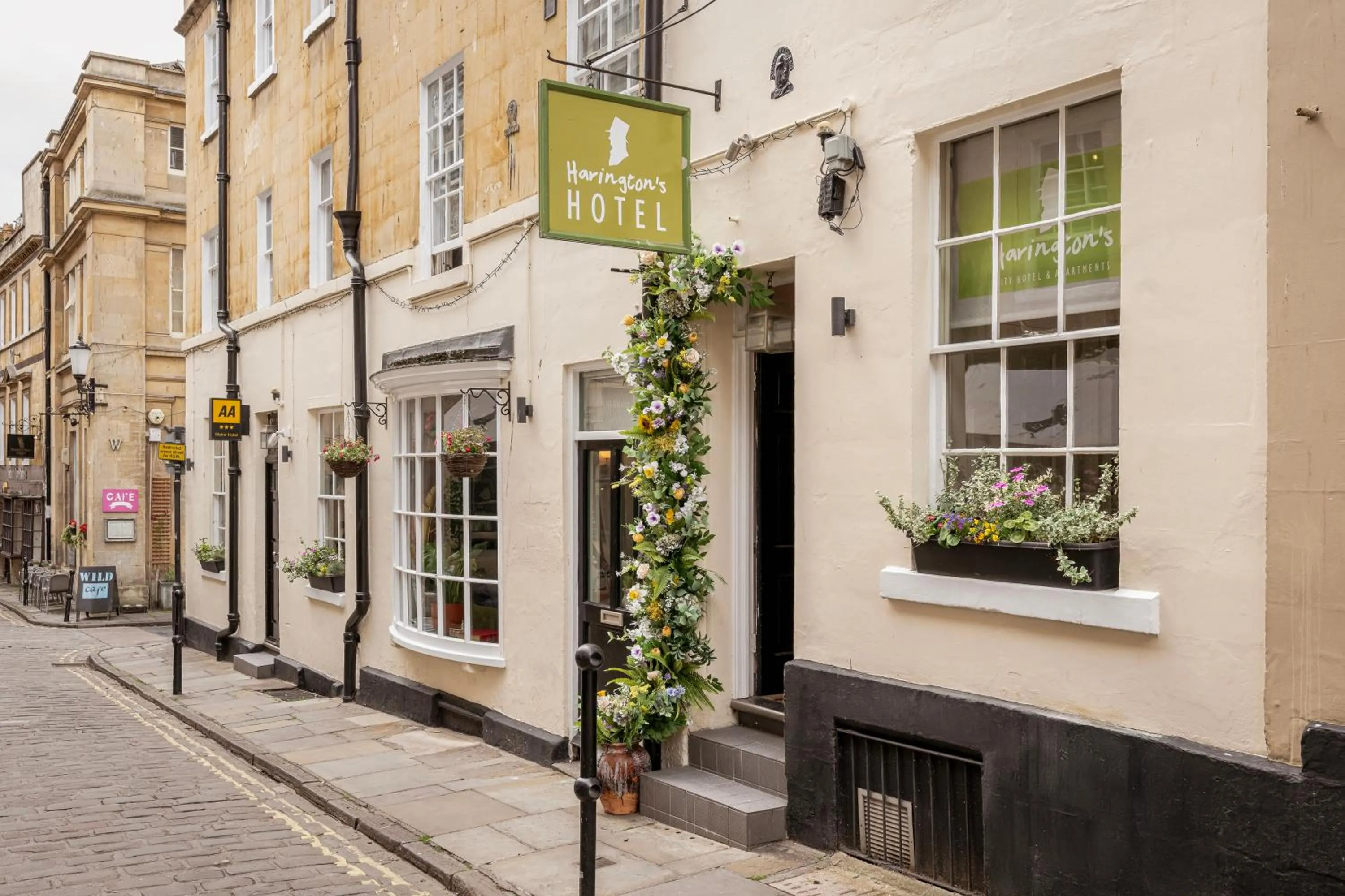 Property building in Harington's Boutique Hotel