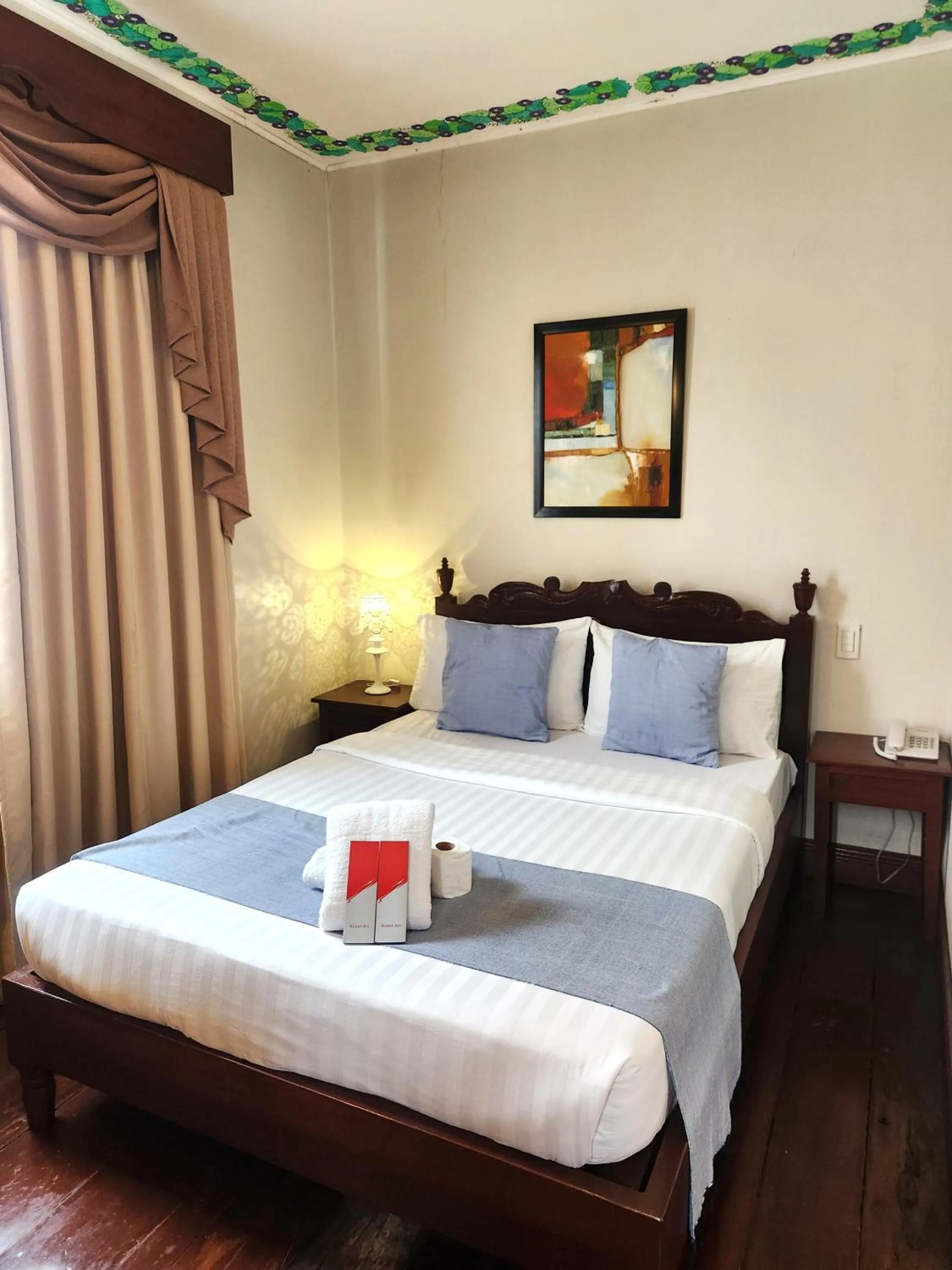 Bed in NSCC Hotel Vigan