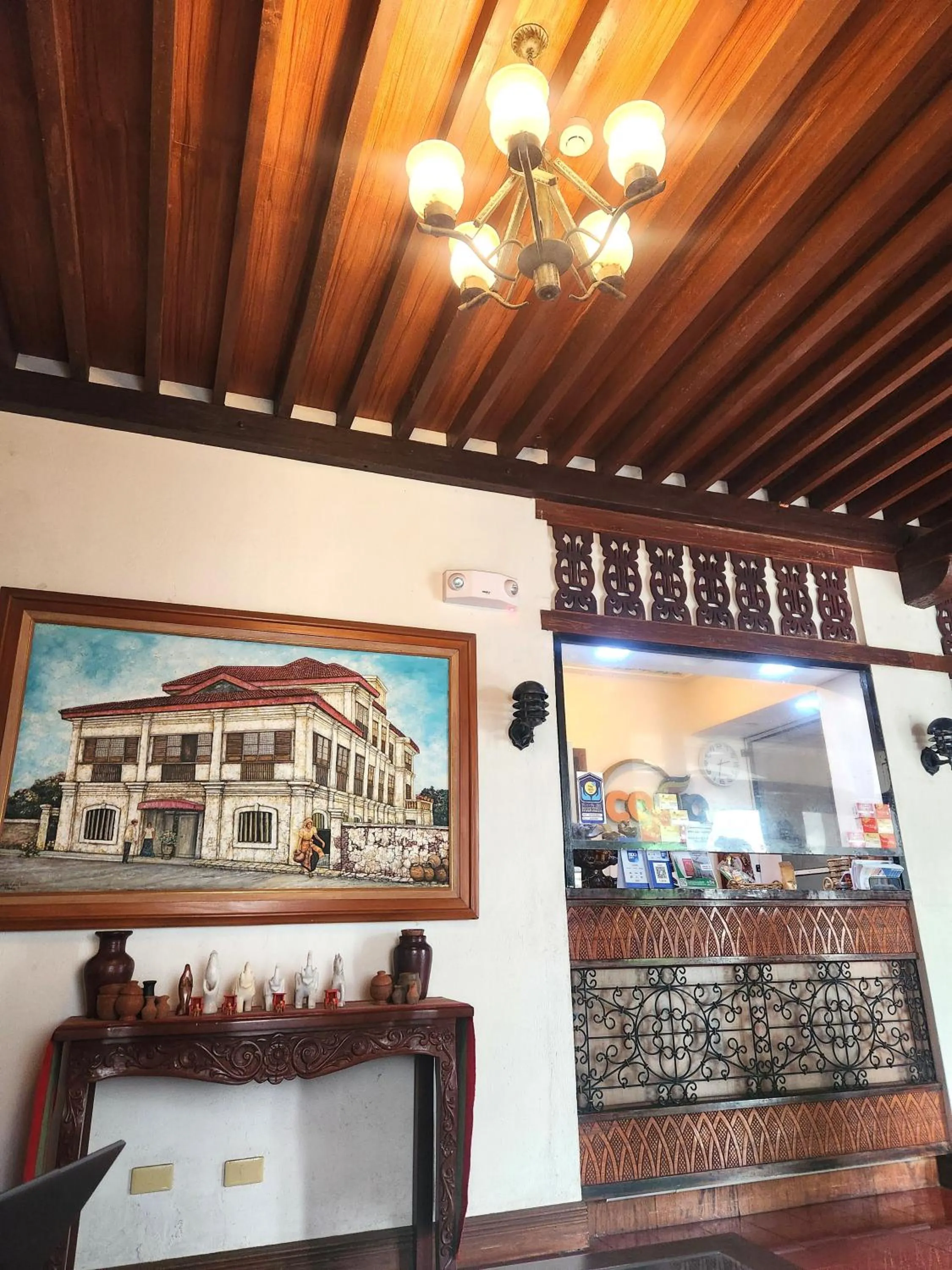 Lobby or reception in NSCC Hotel Vigan