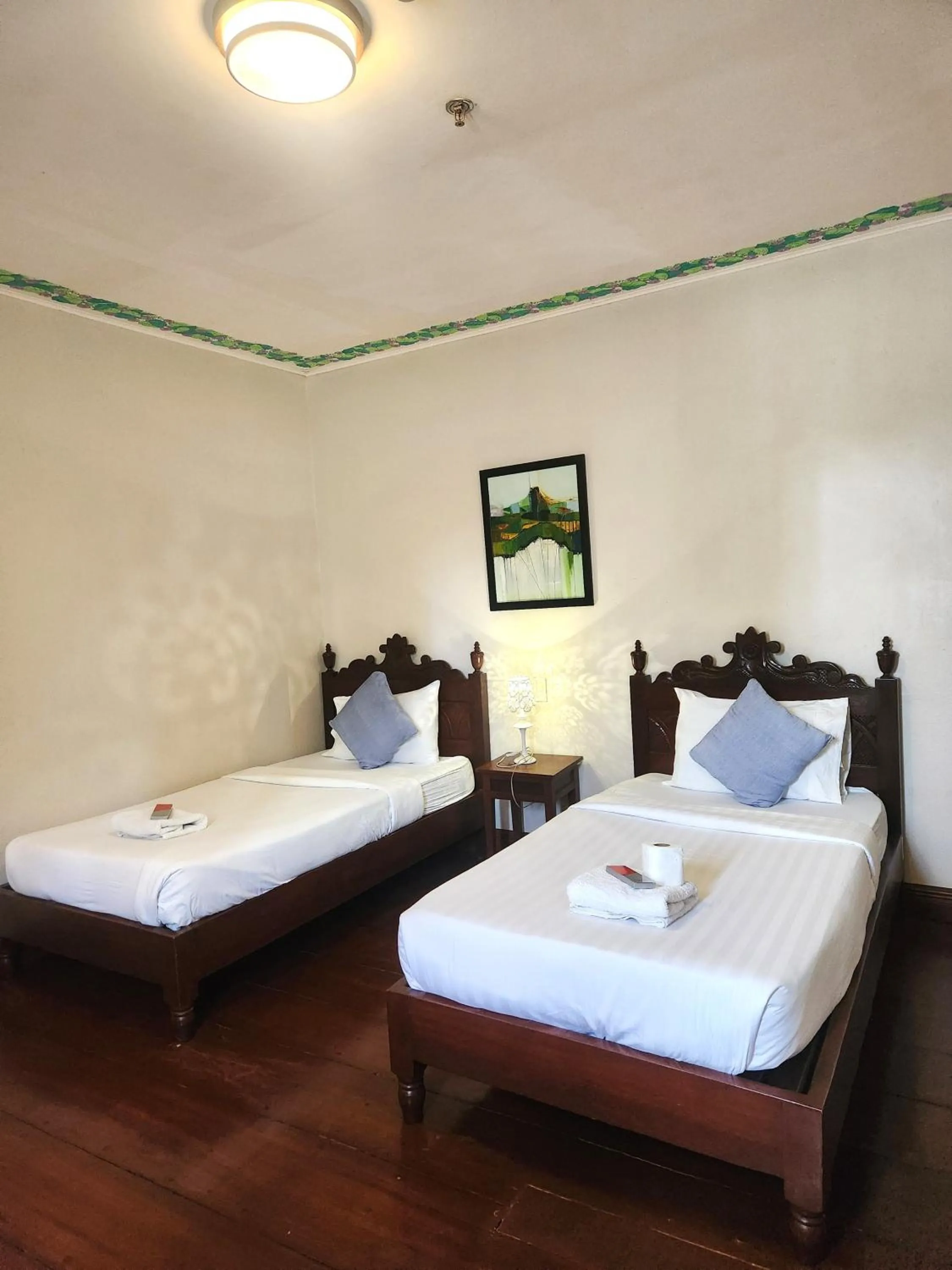 Bed in NSCC Hotel Vigan