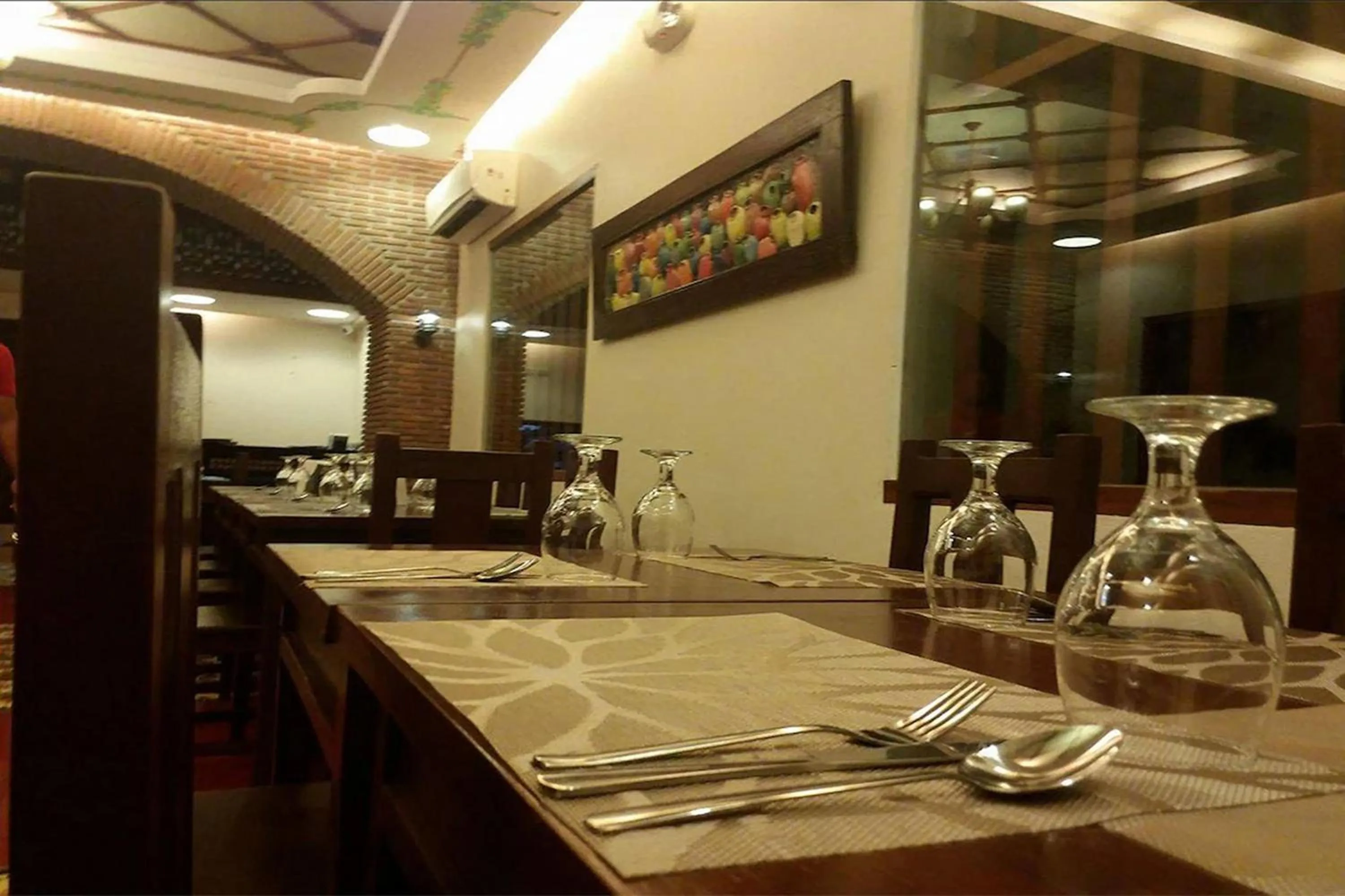 Dining area in NSCC Hotel Vigan
