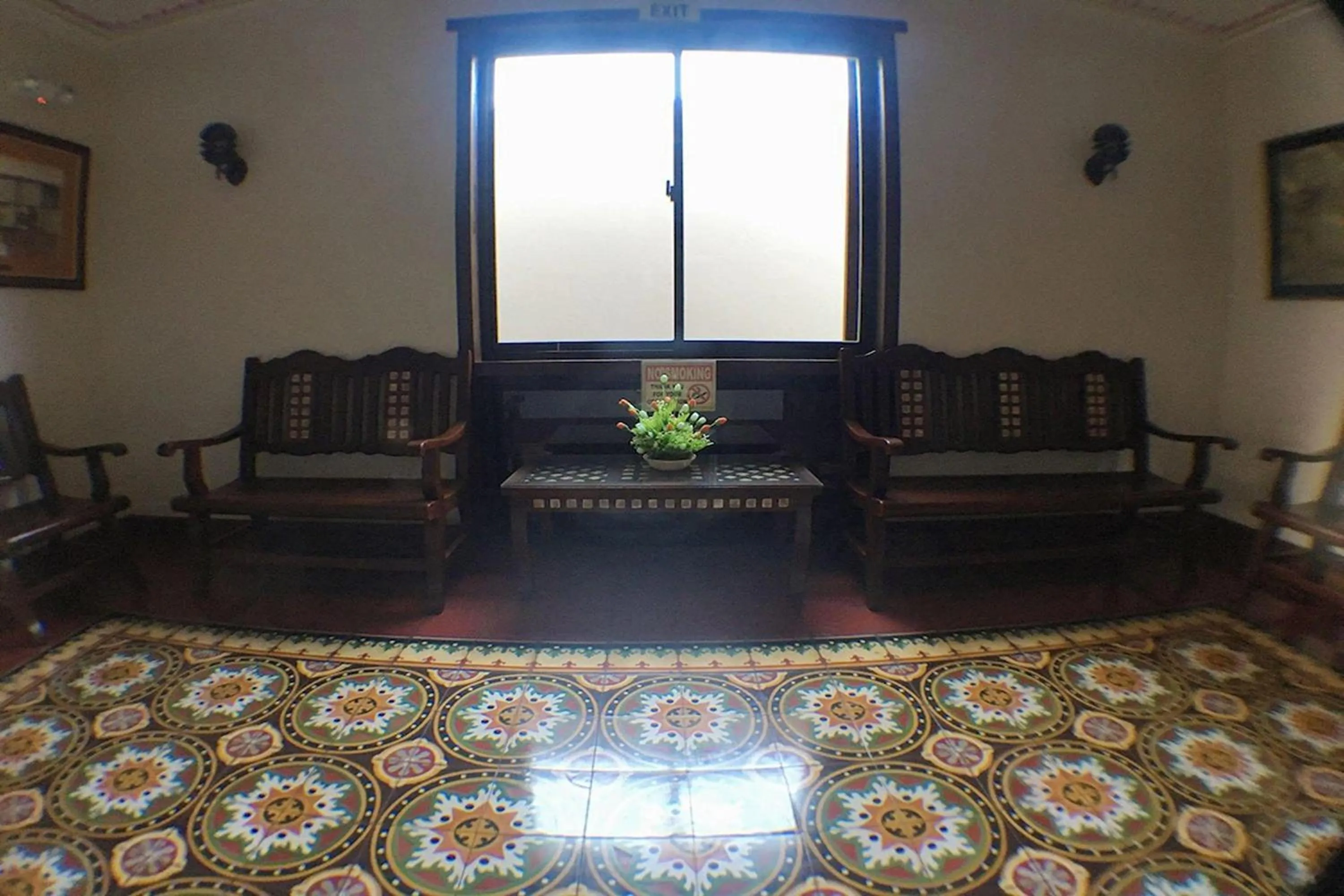 Living room in NSCC Hotel Vigan