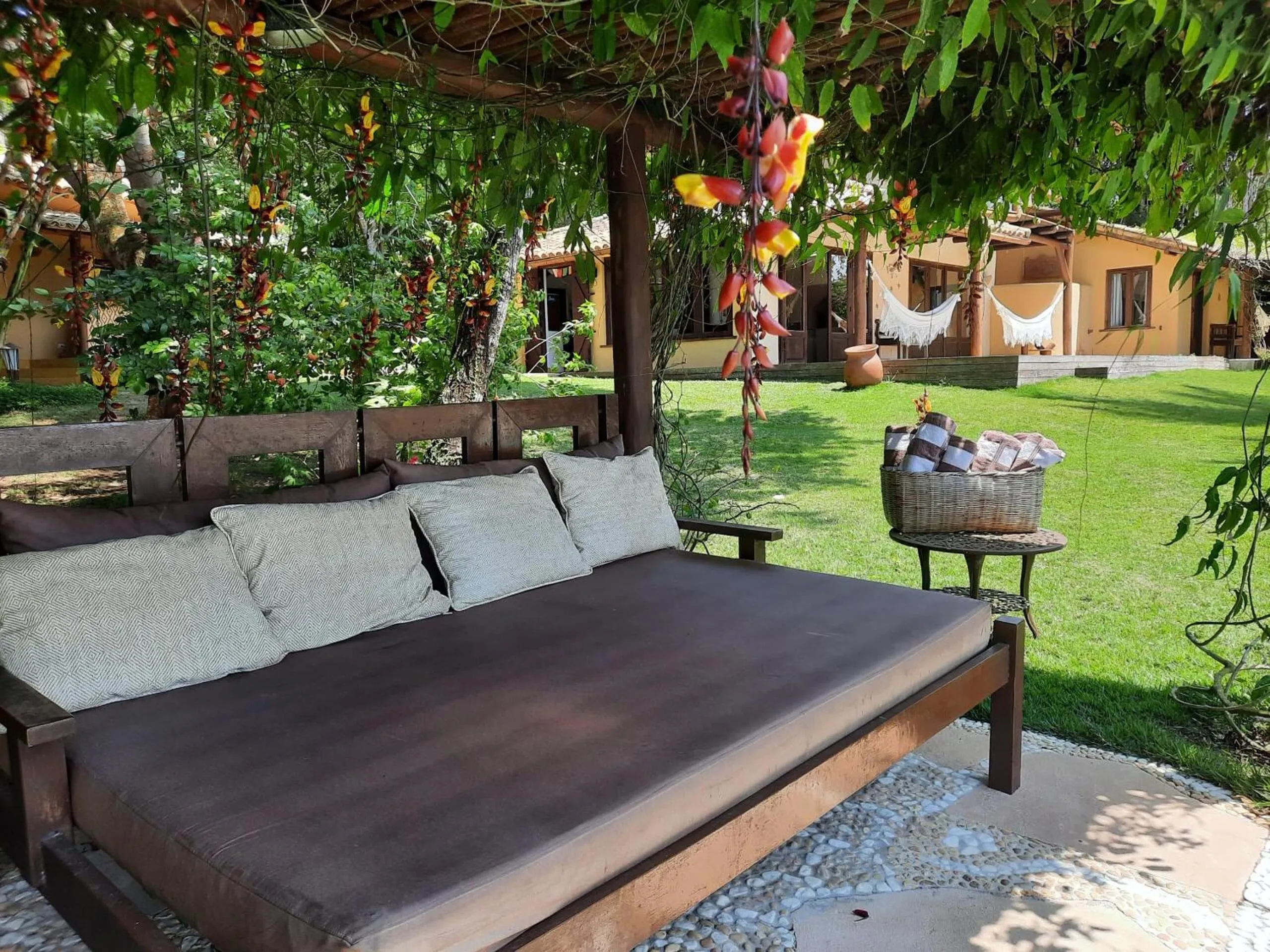 Garden in Casa Baiana Pousada & Aconchego