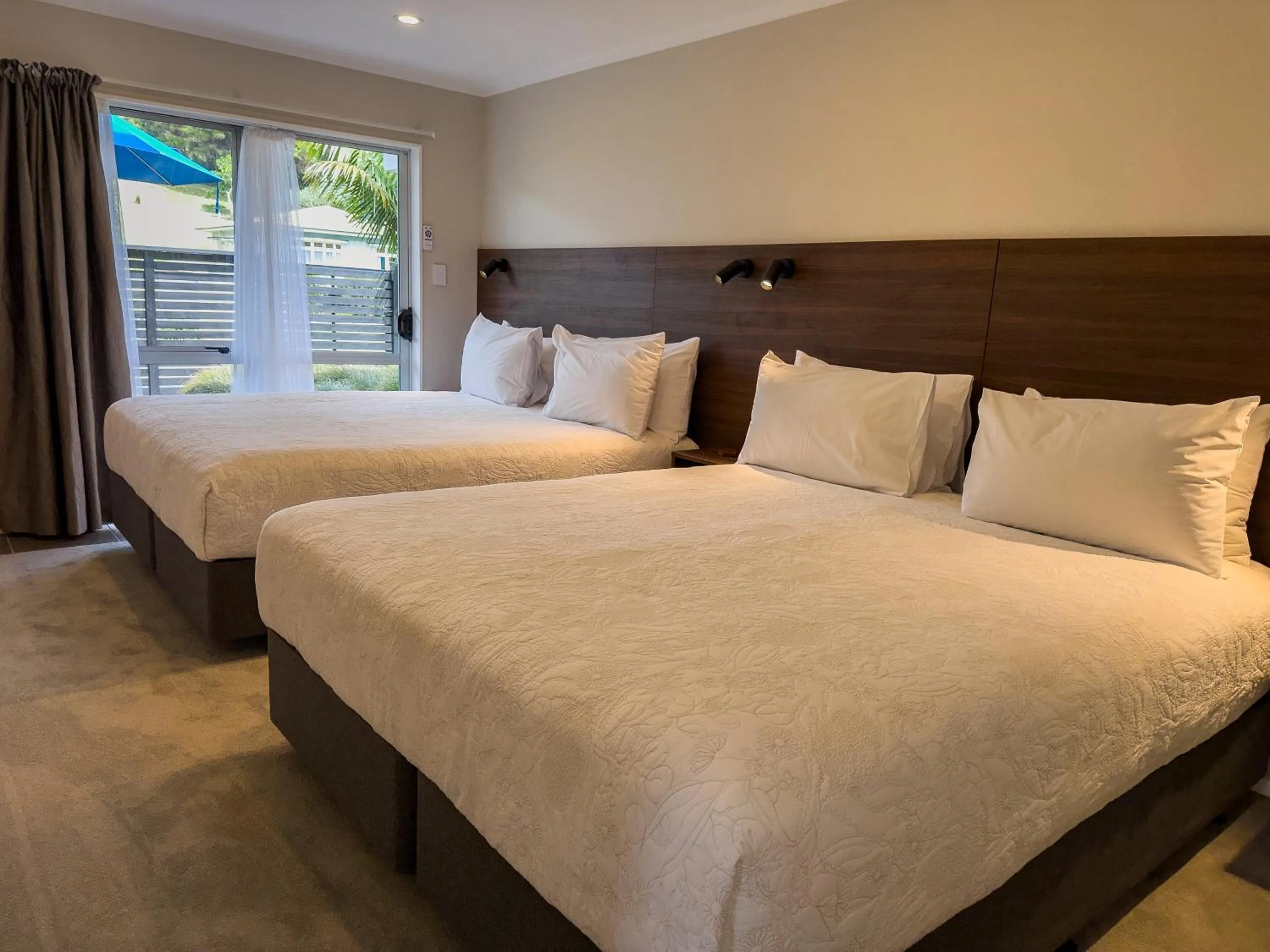 Bed in The Captains Motel