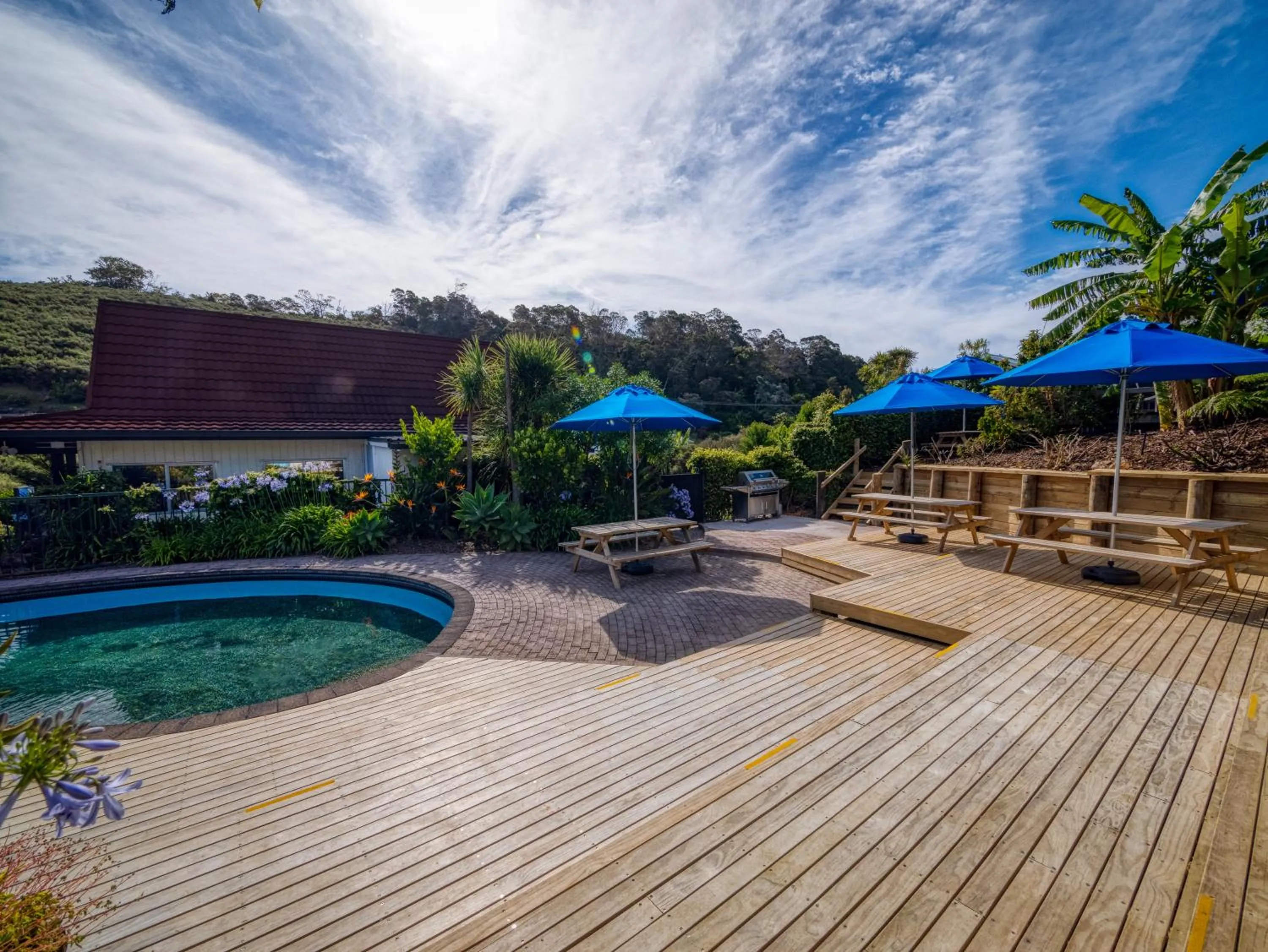 BBQ facilities in The Captains Motel