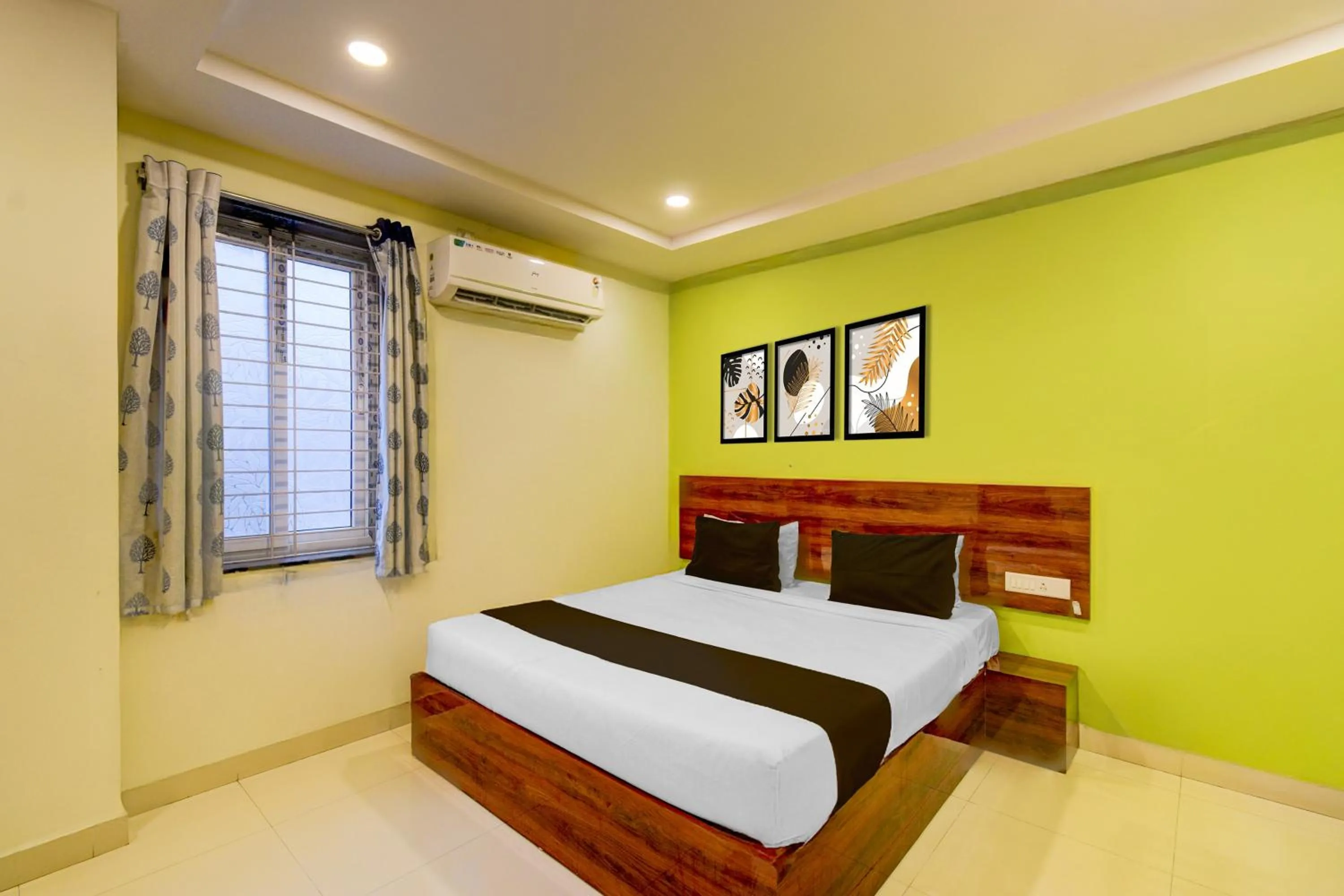 Bedroom, Bed in Hotel O AMR Planet Mall Hyderabad Formerly R Square