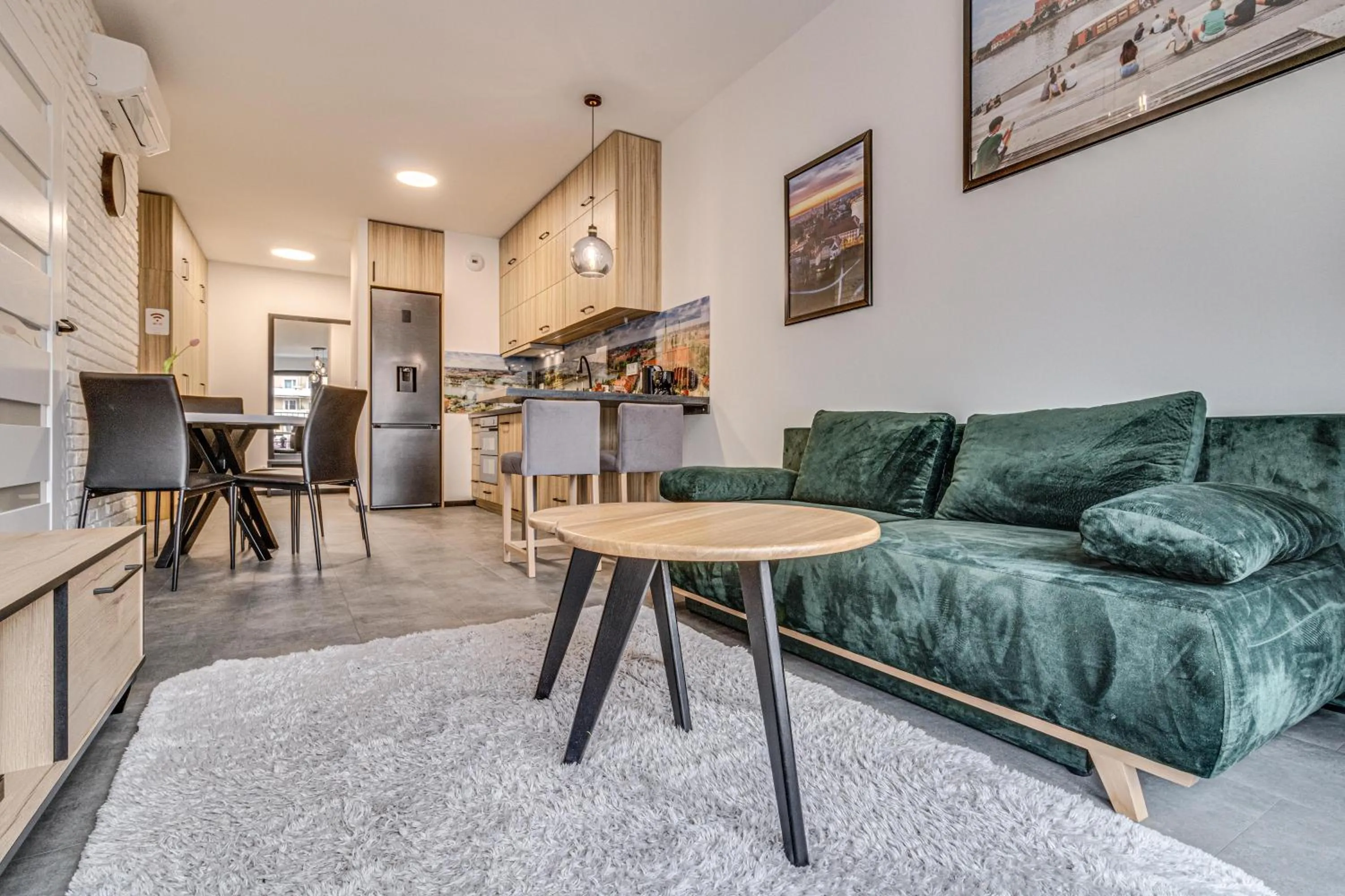 Kitchen or kitchenette in RentPlanet - Apartament Wyszyńskiego