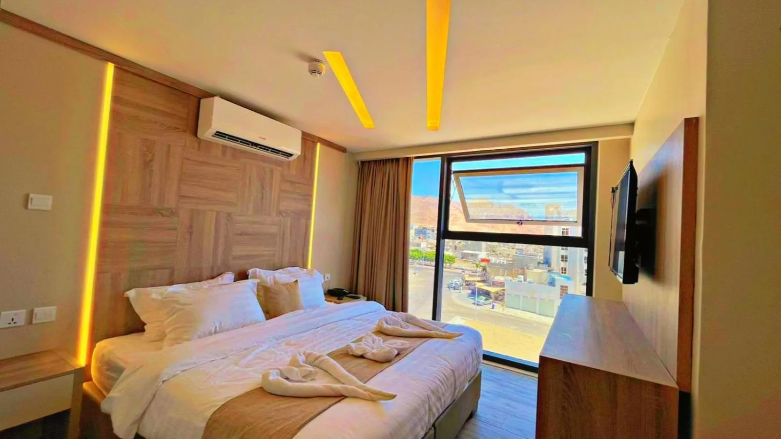 Bed in Alena Boutique Hotel