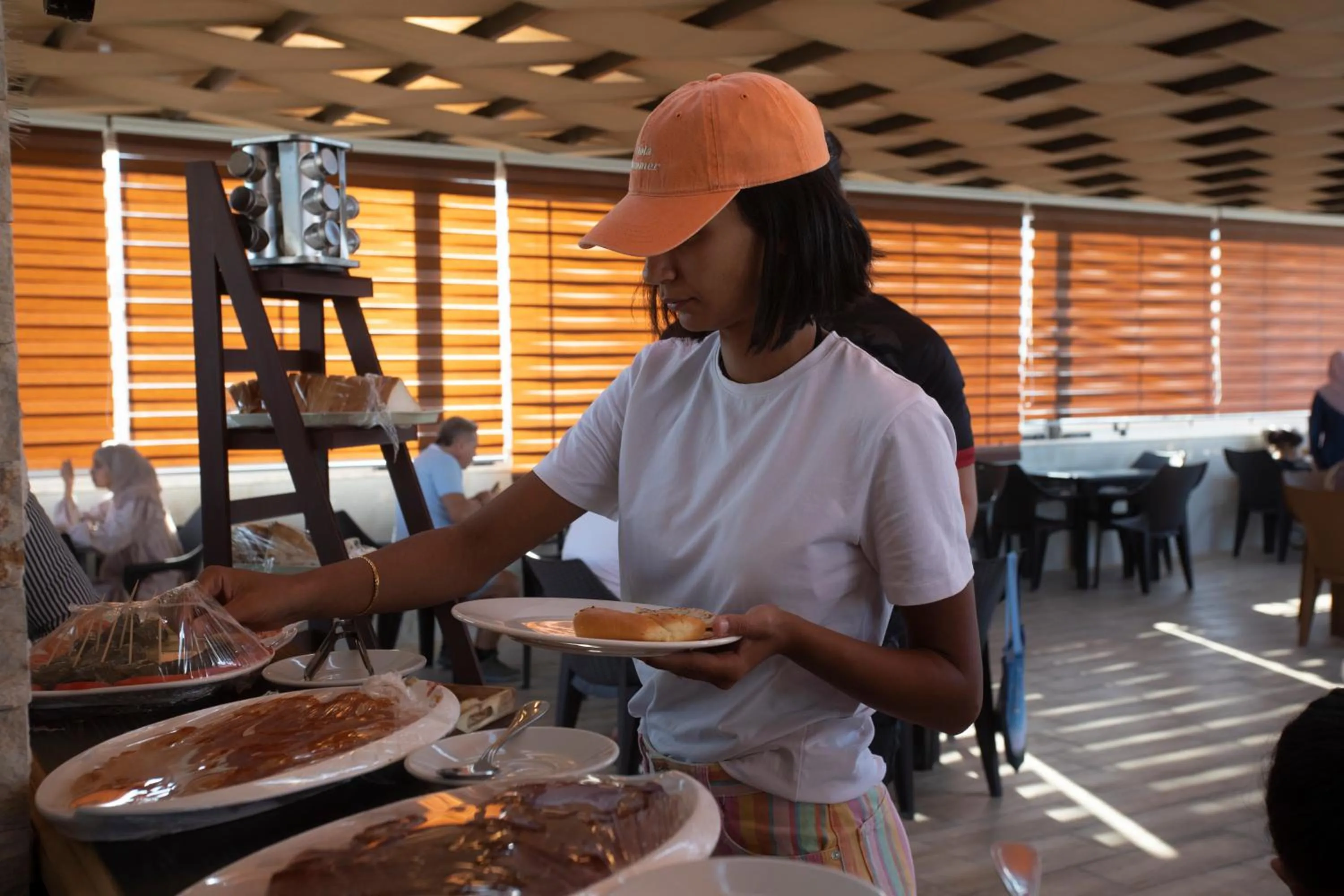 Buffet breakfast in Alena Boutique Hotel