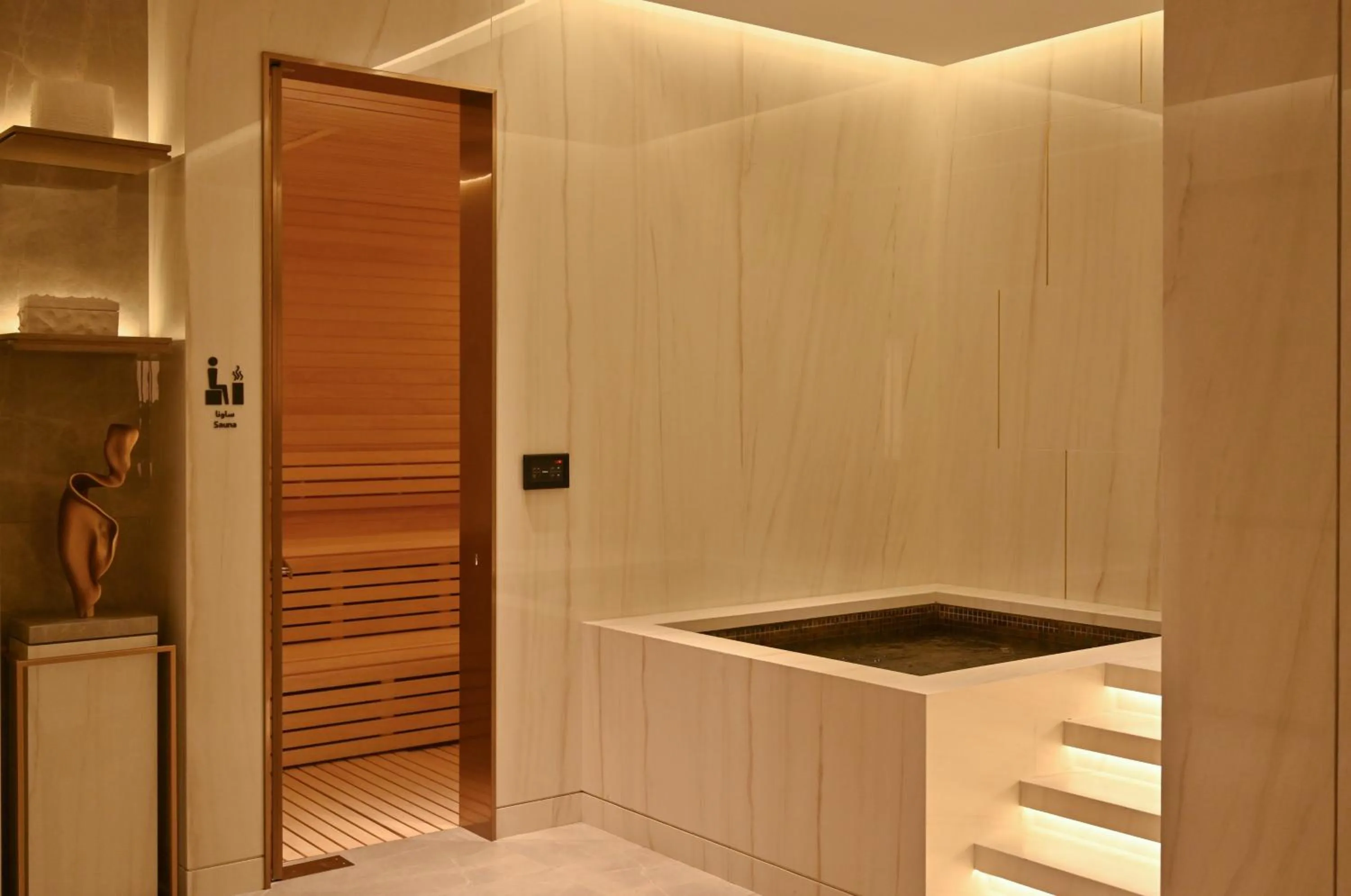 Sauna in Onyx Rotana