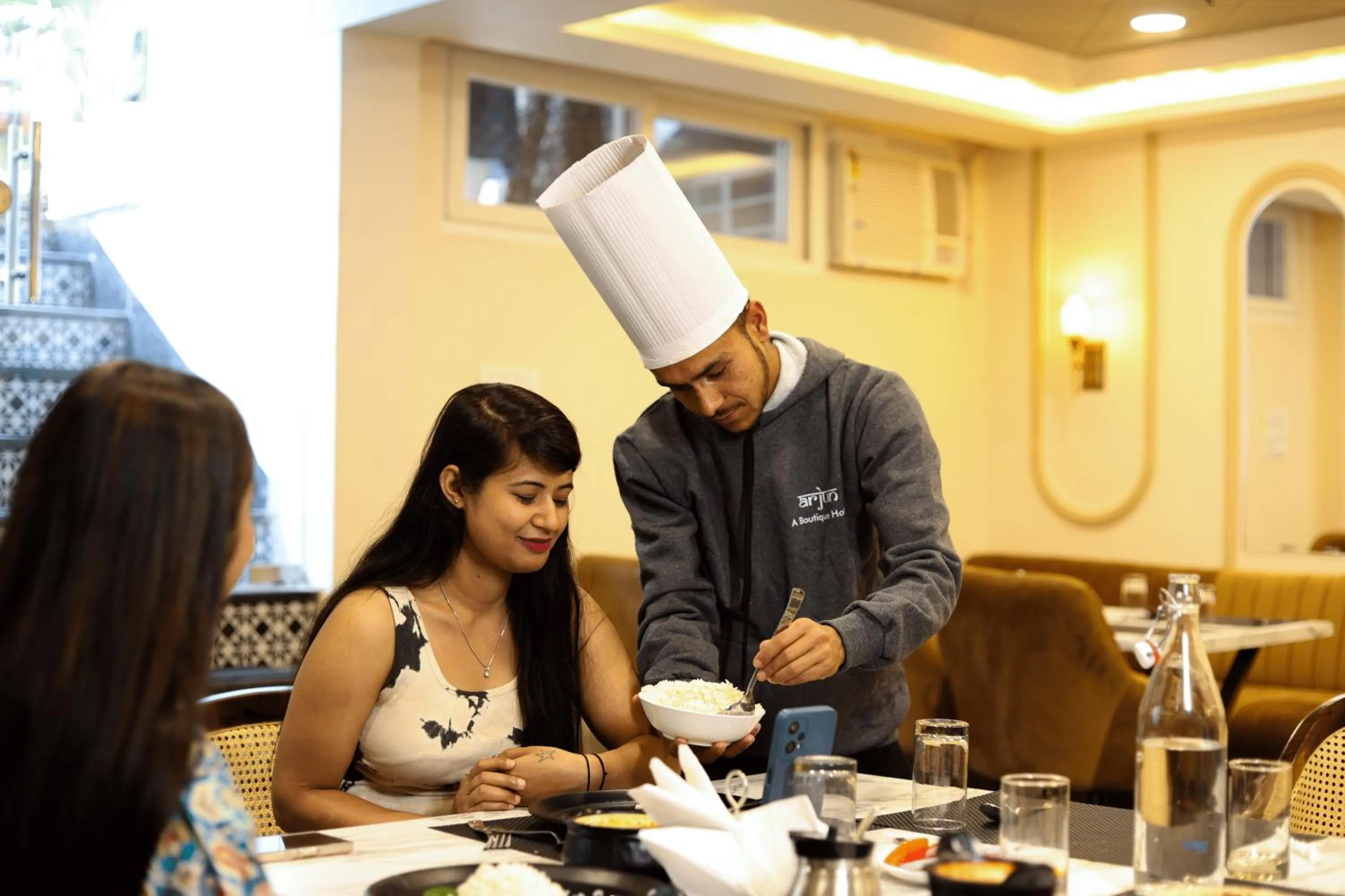 Restaurant/places to eat in Arjun - A boutique hotel