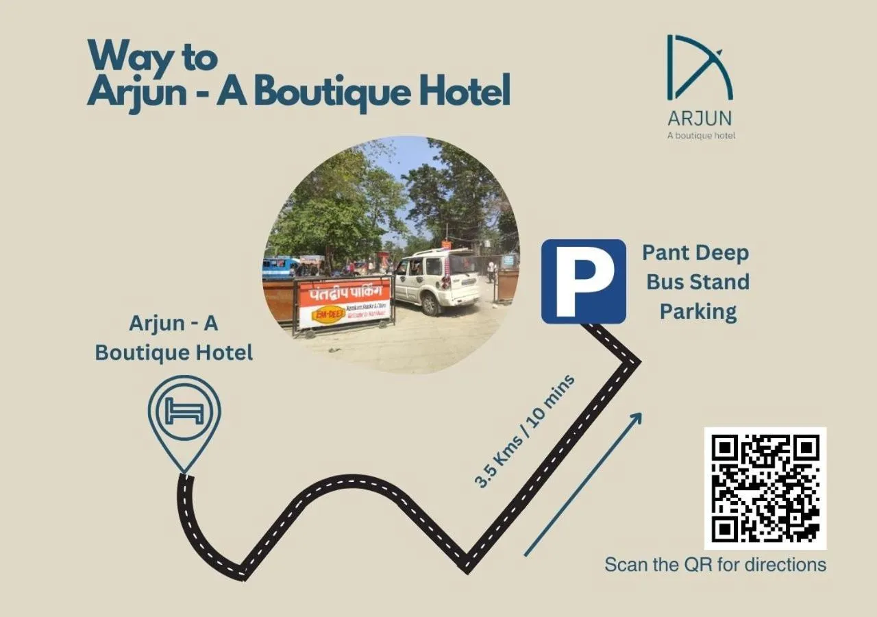 Location in Arjun - A boutique hotel