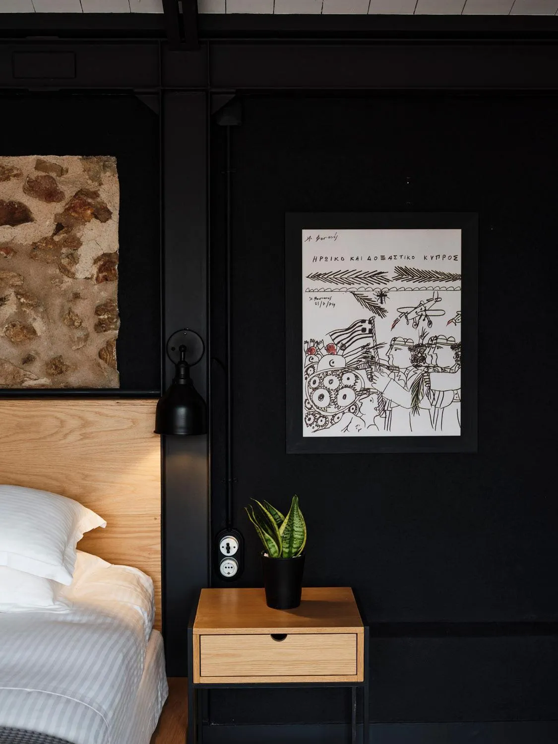 Decorative detail, Bed in Not Boutique Hotel