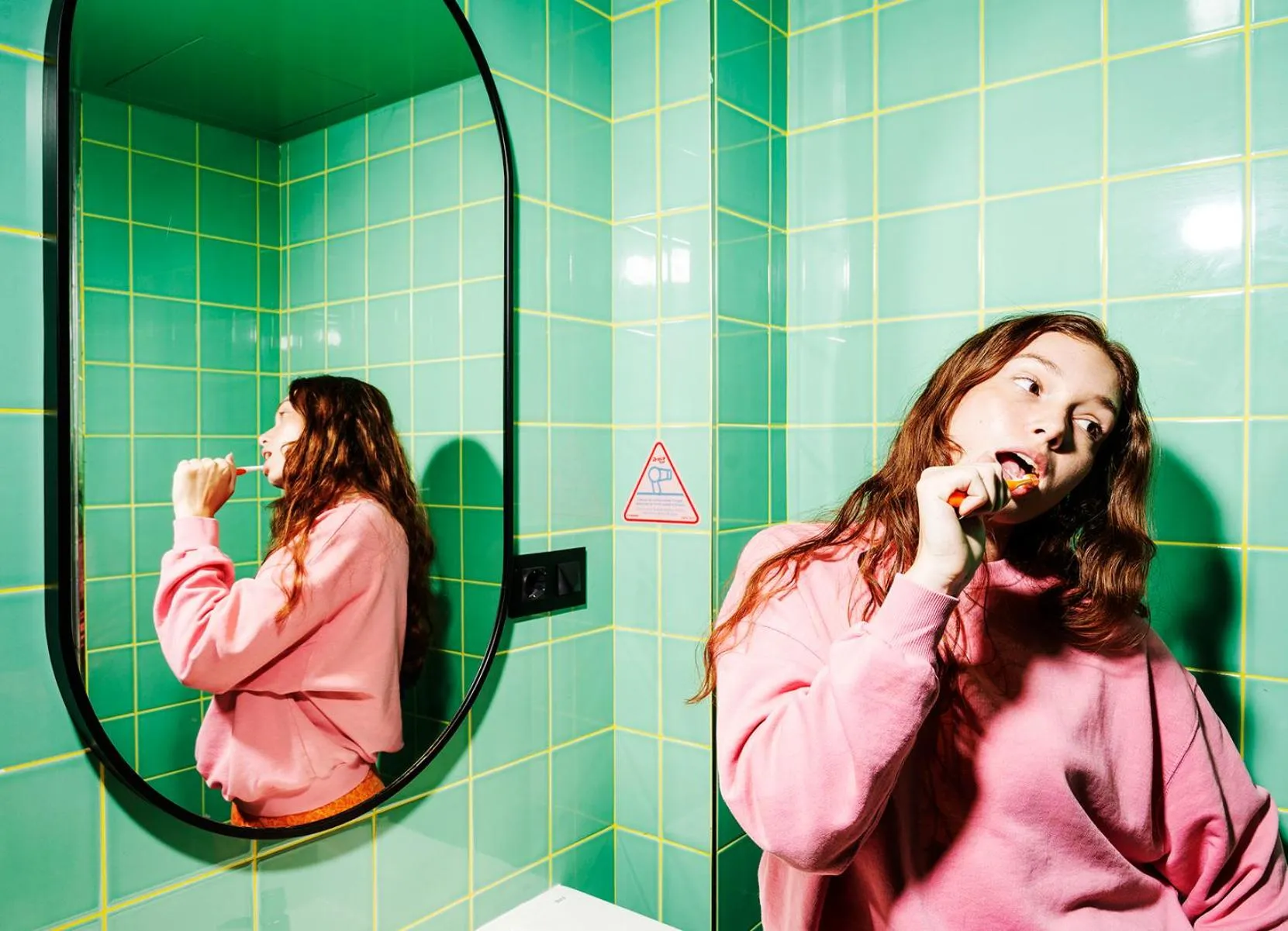 Bathroom in AMISTAT City Hostel Barcelona