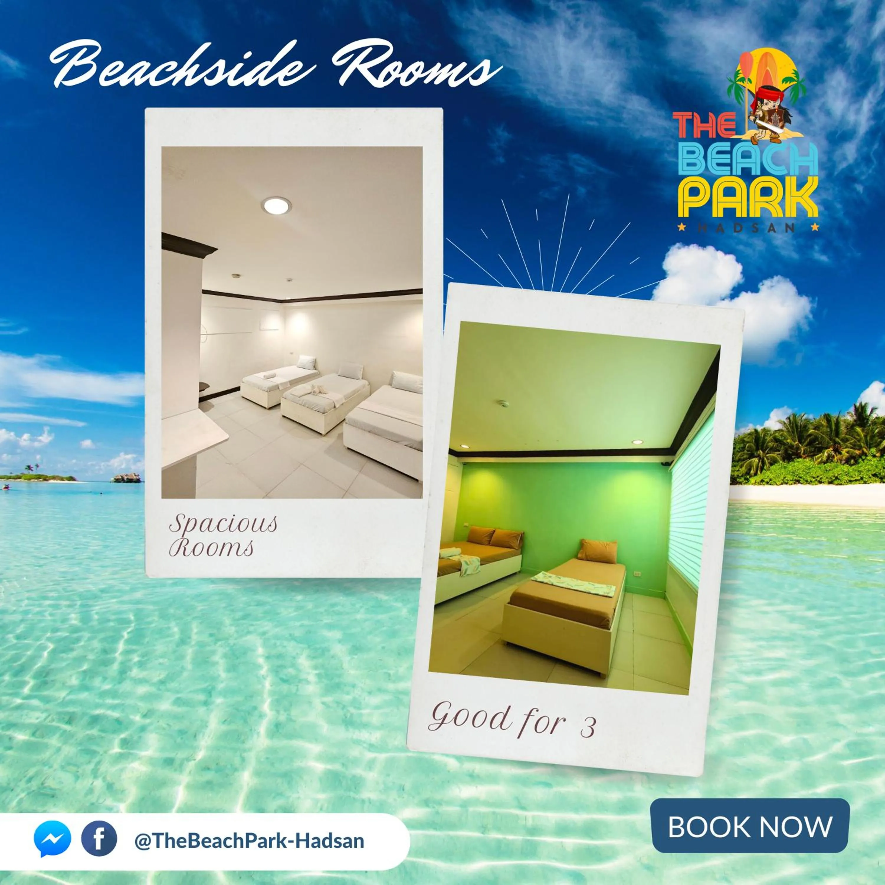 Bed in The Beach Park Hadsan