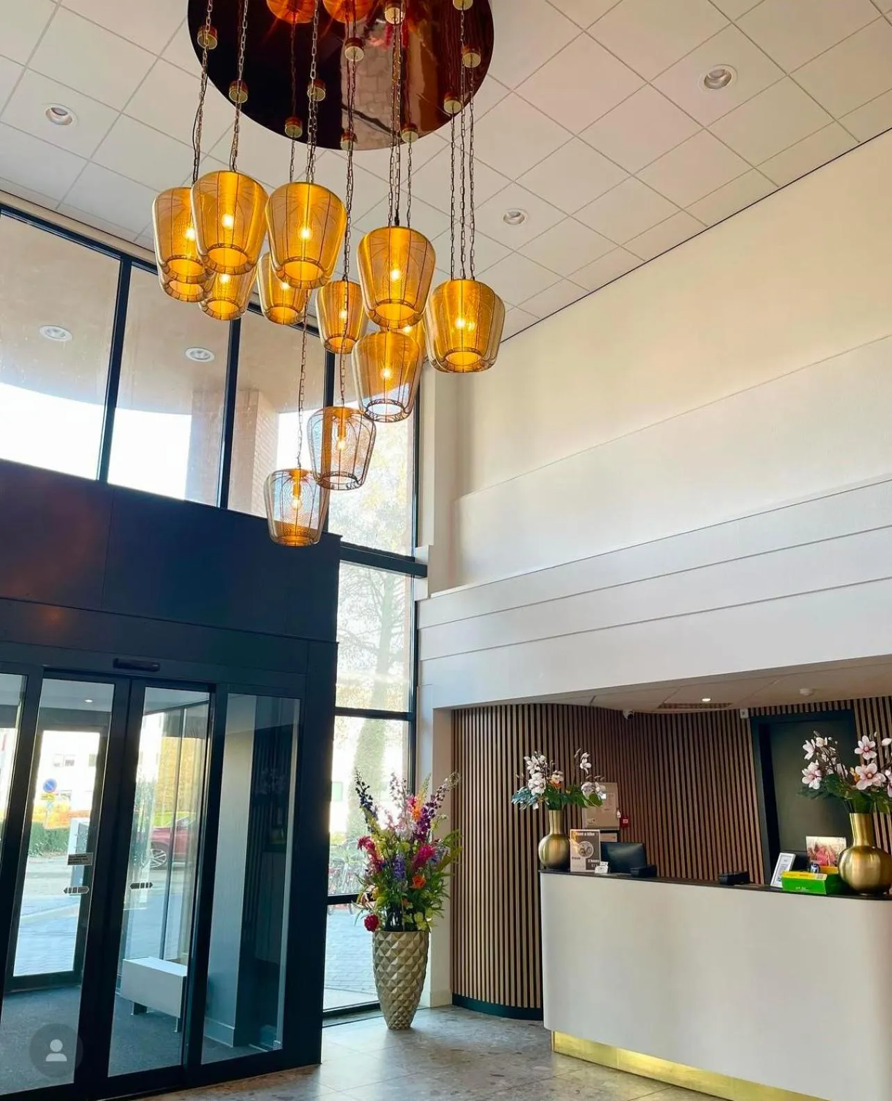 Lobby or reception in OZO Hotels Antares Airport