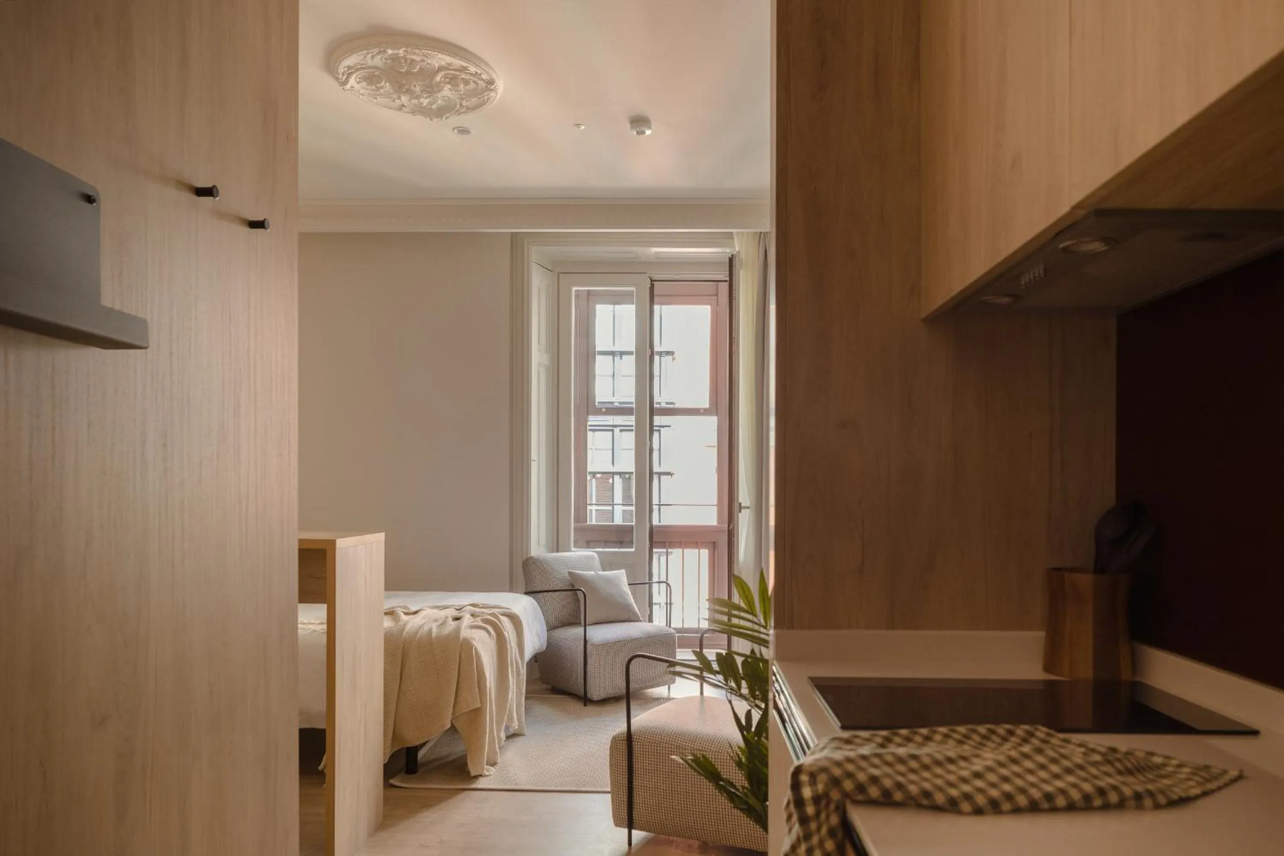 Bedroom, Bed in Líbere Bilbao Ledesma