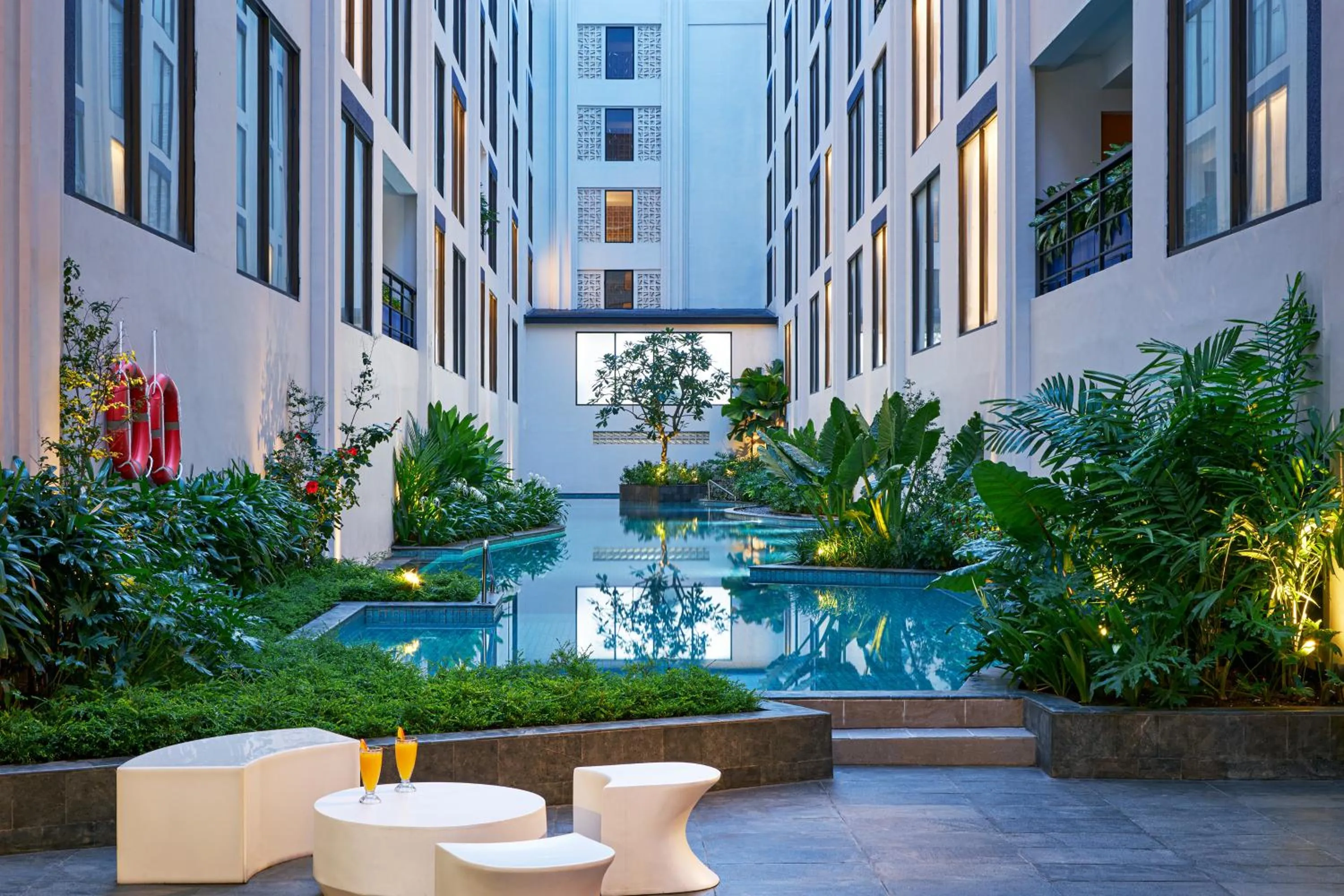 Swimming pool in voco Bali Seminyak by IHG