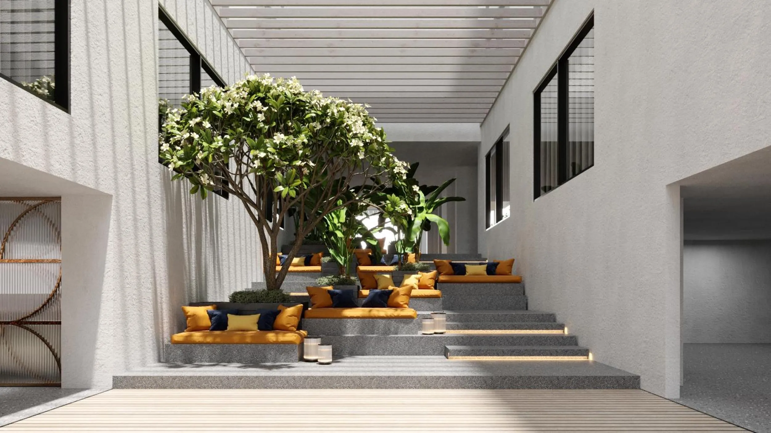 Seating area in voco Bali Seminyak by IHG