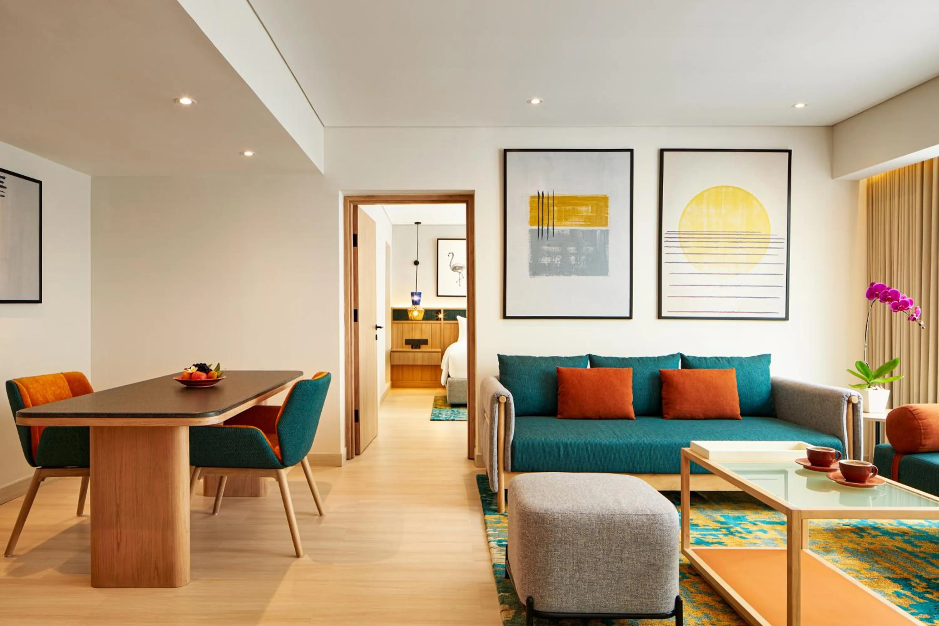 Living room in voco Bali Seminyak by IHG