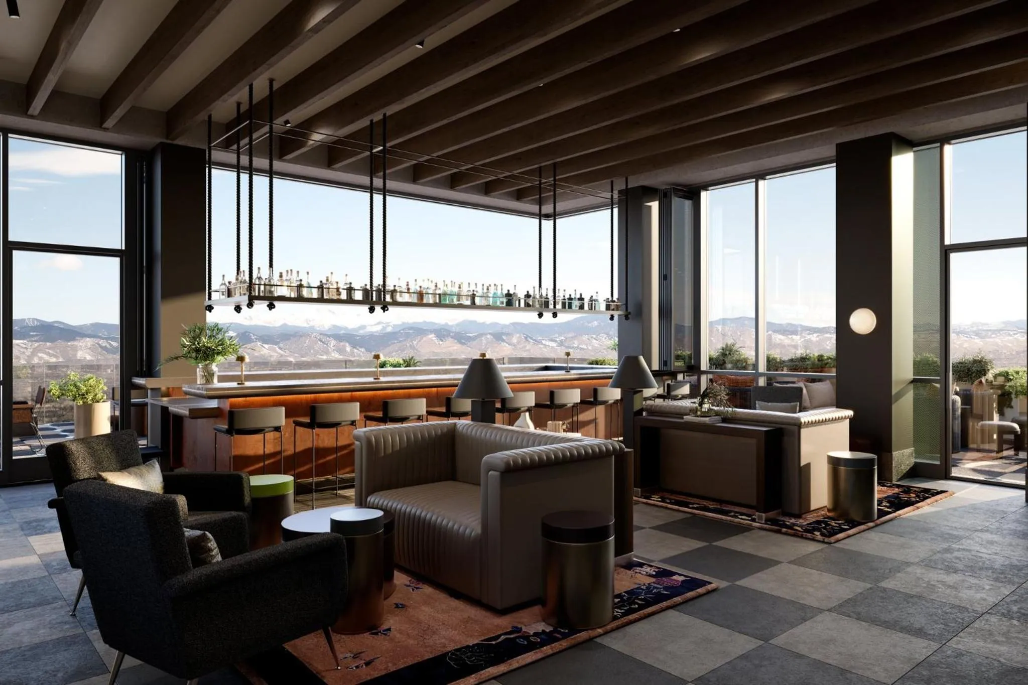 Lounge or bar in Kimpton Claret Hotel by IHG