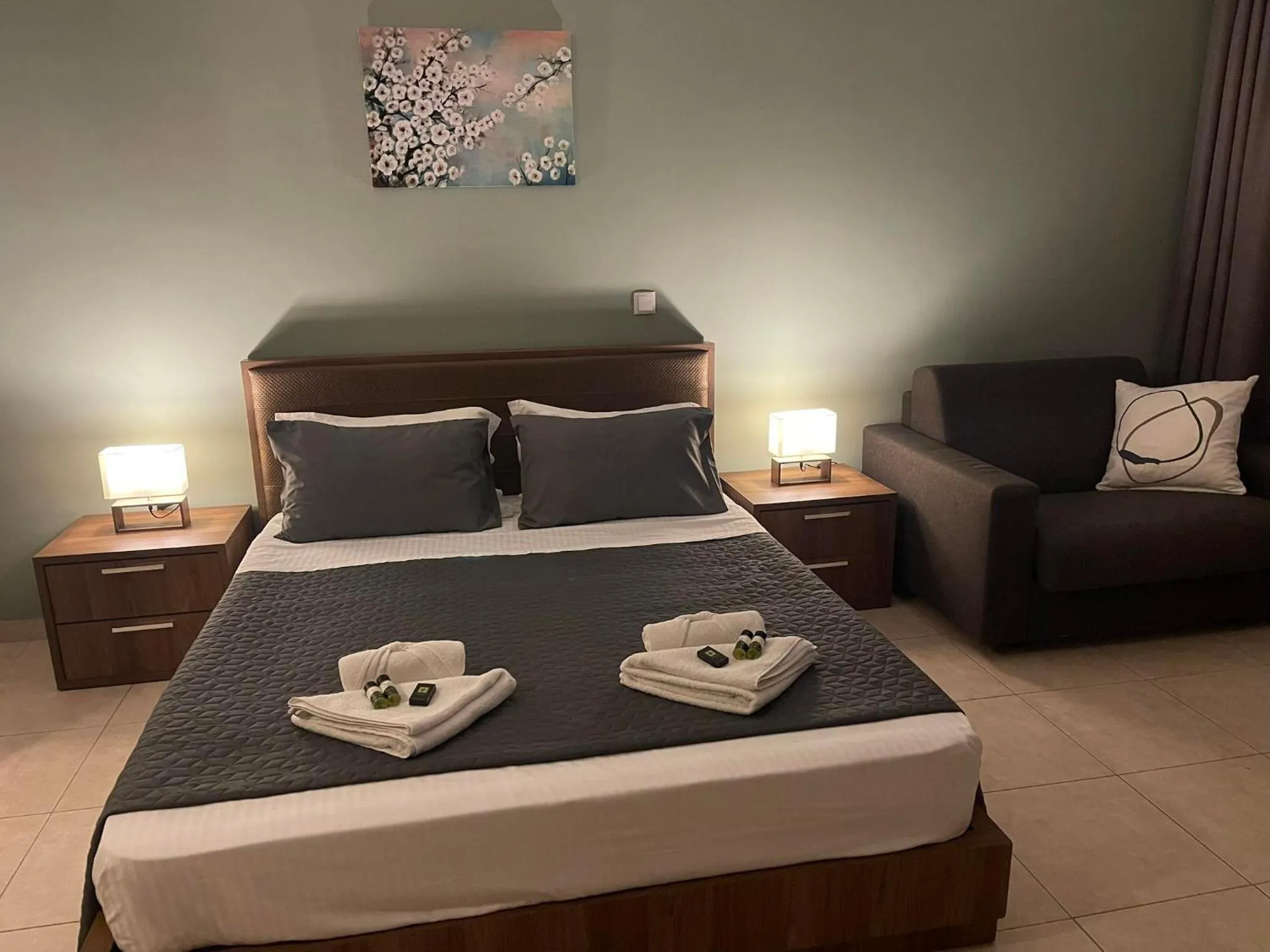 Bed in Centrum Rooms