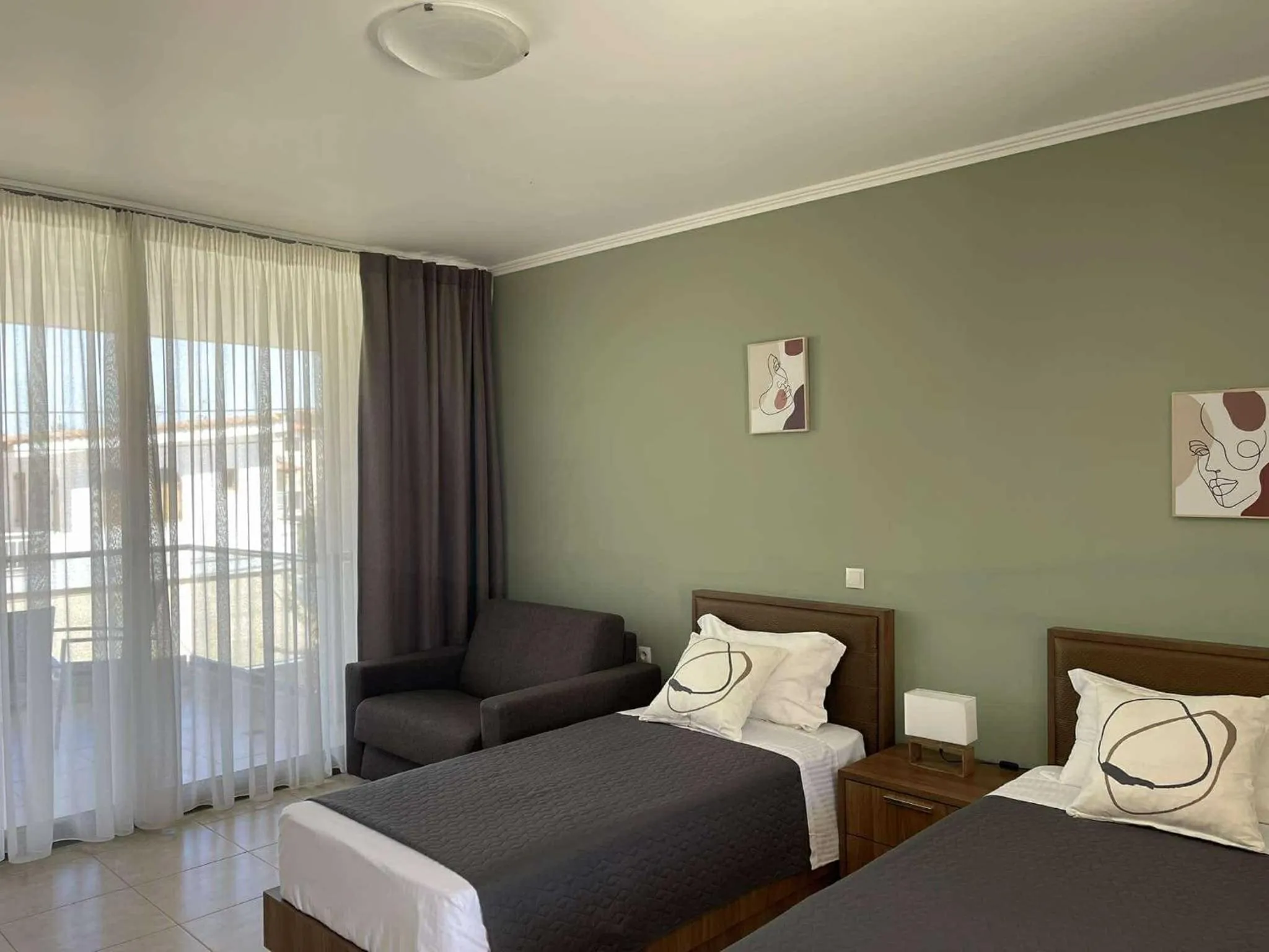 Bed in Centrum Rooms