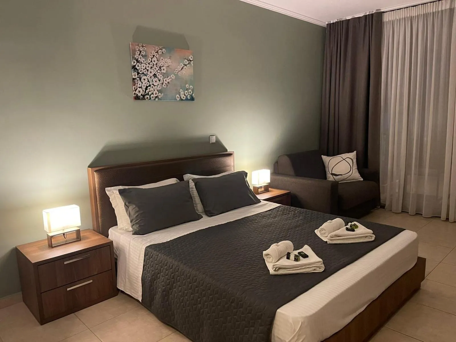 Bed in Centrum Rooms