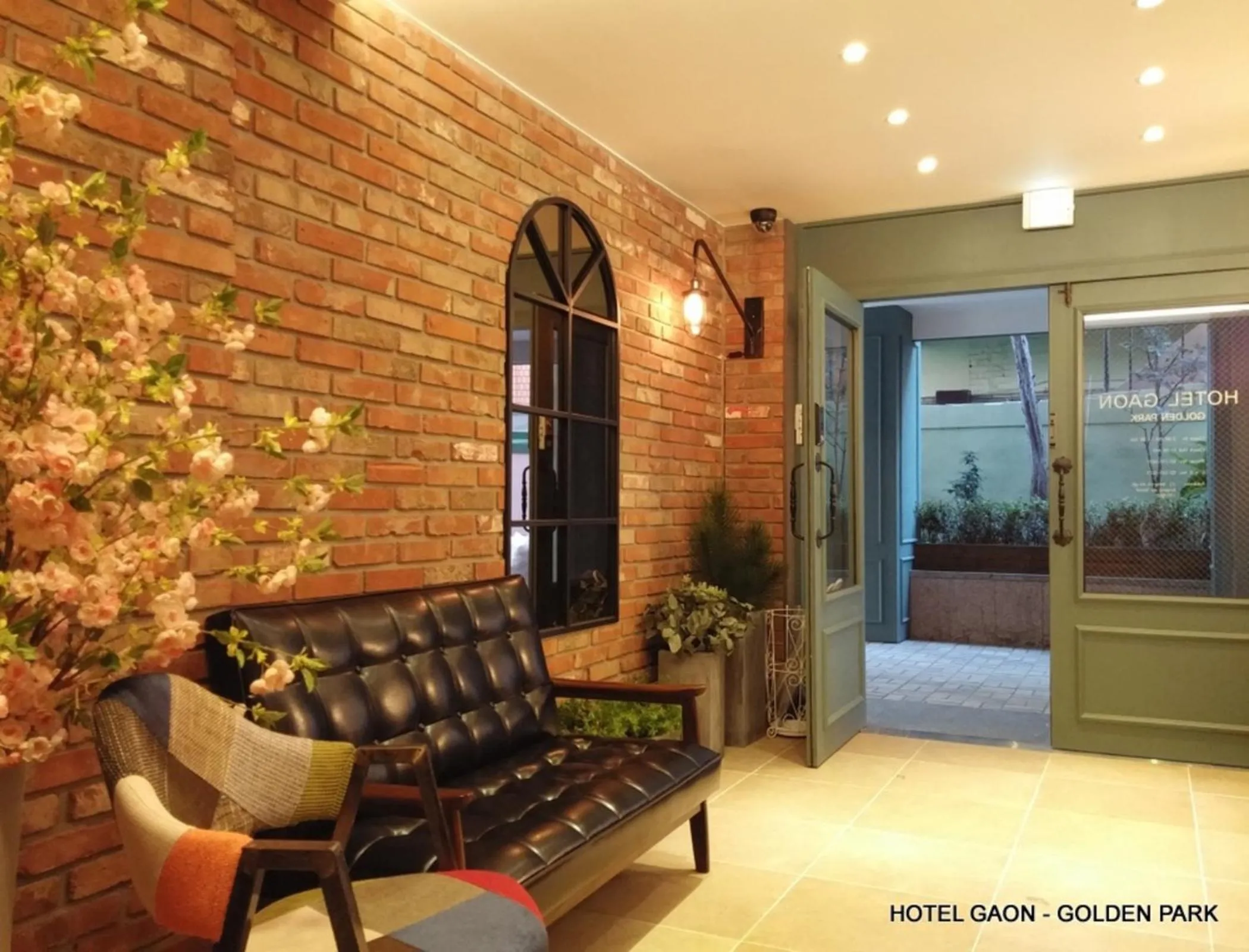 Decorative detail in Hotel Gaon Golden Park Dongdaemun