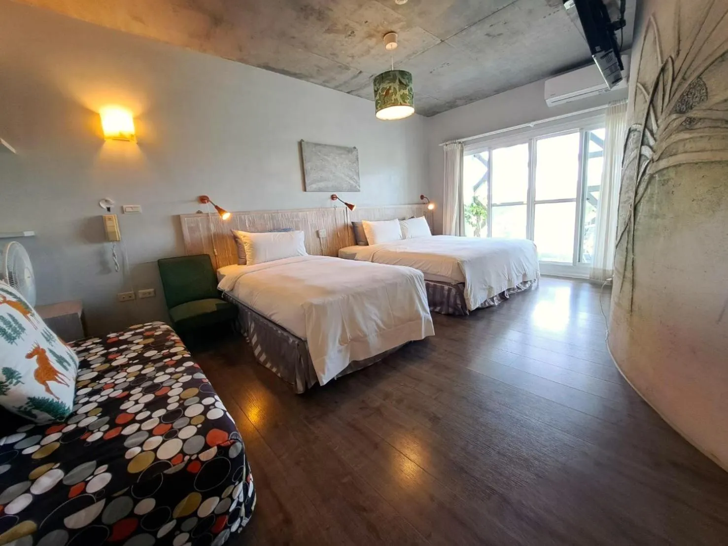 Bedroom, Bed in 墾丁橘月Orange Moon Inn