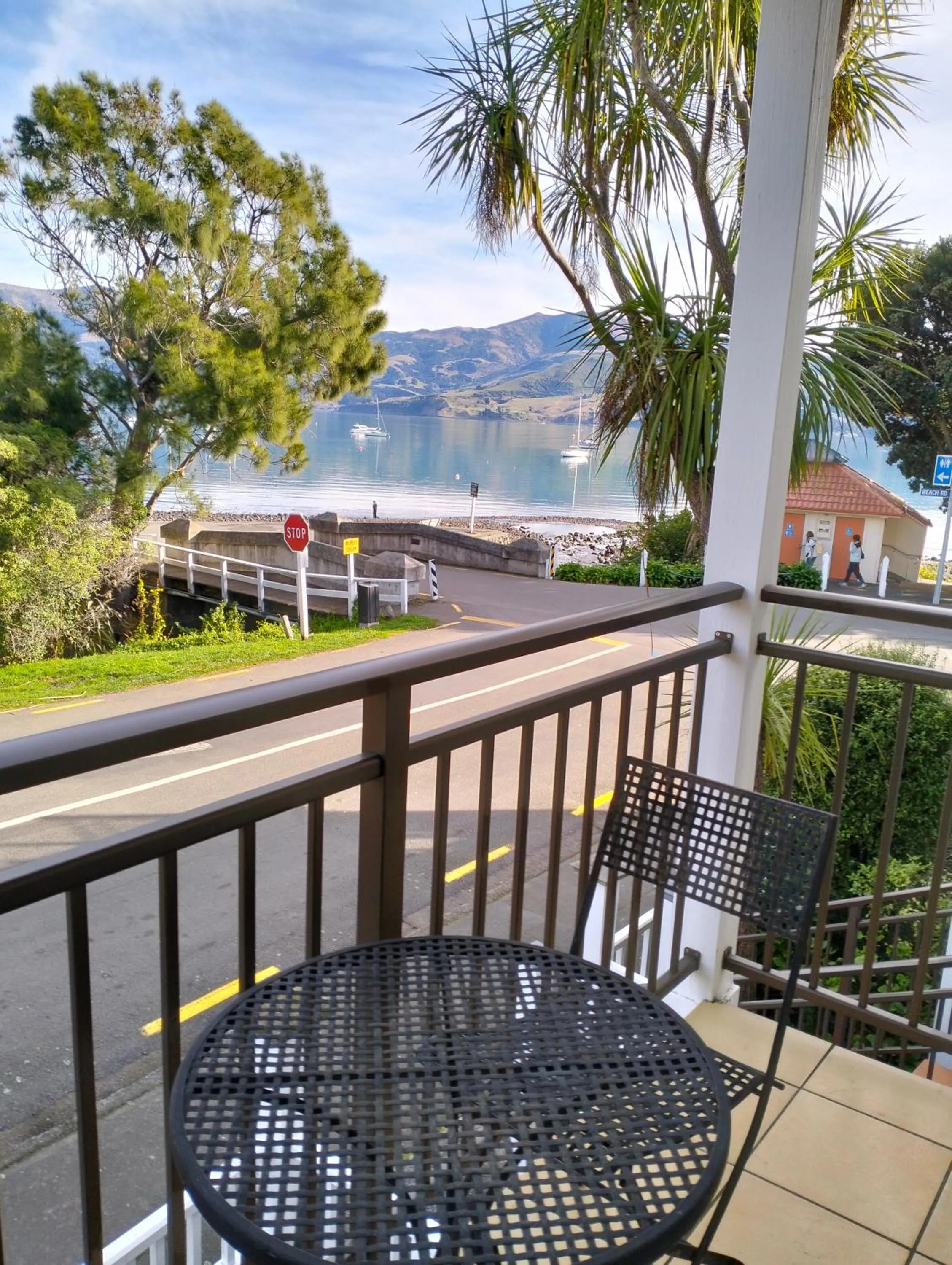 Balcony/Terrace in Akaroa Village Inn