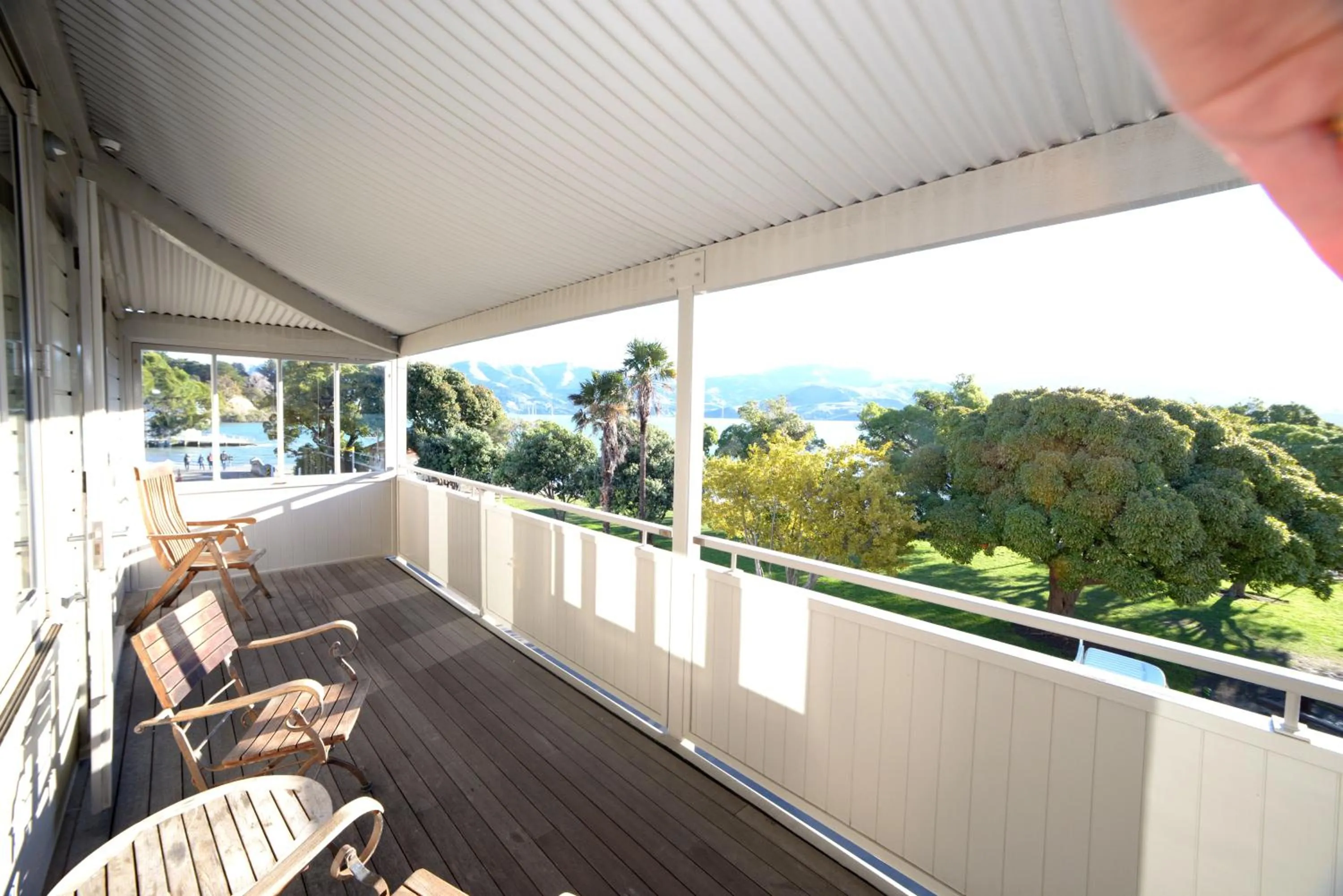 Balcony/Terrace in Akaroa Village Inn