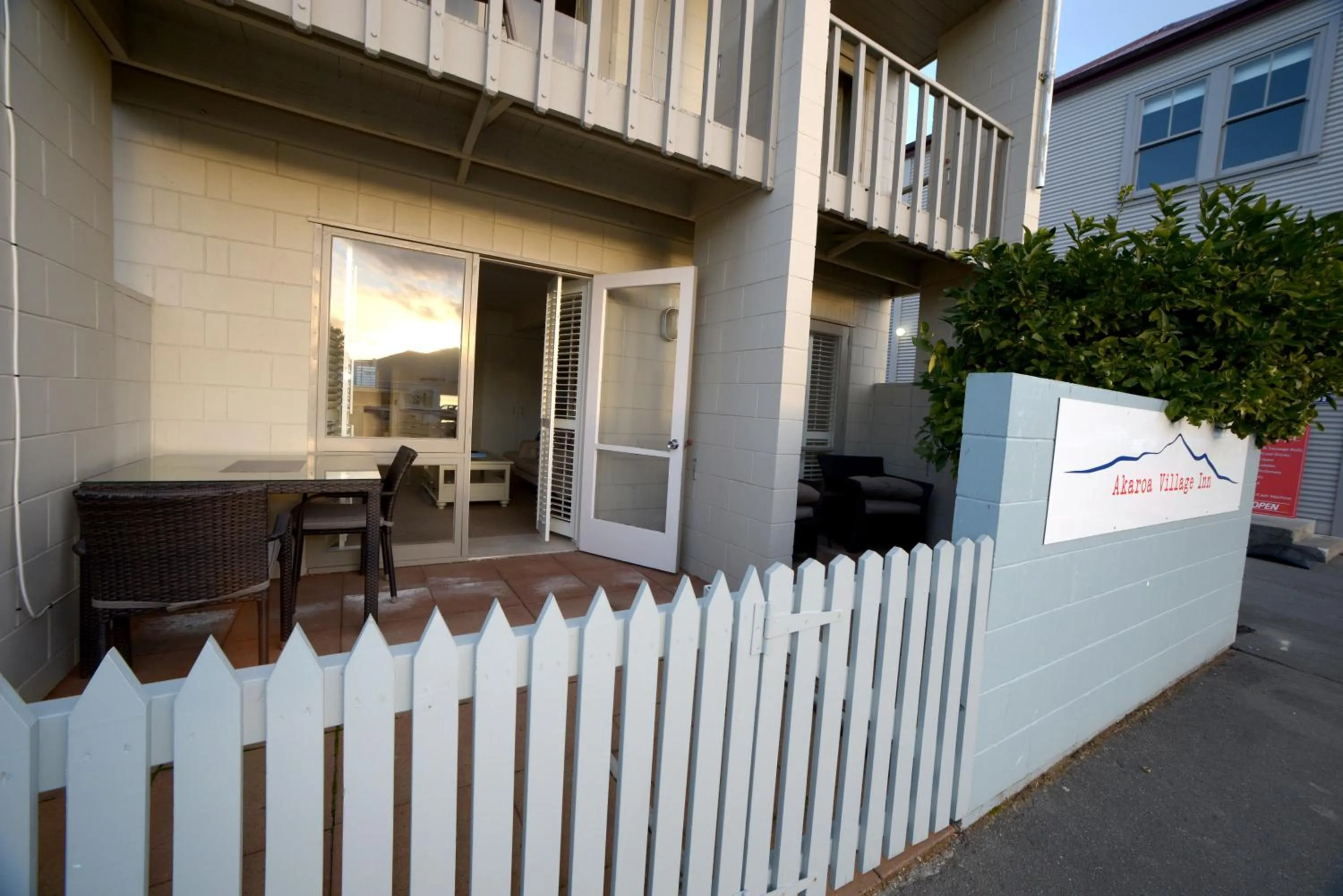 Facade/entrance in Akaroa Village Inn
