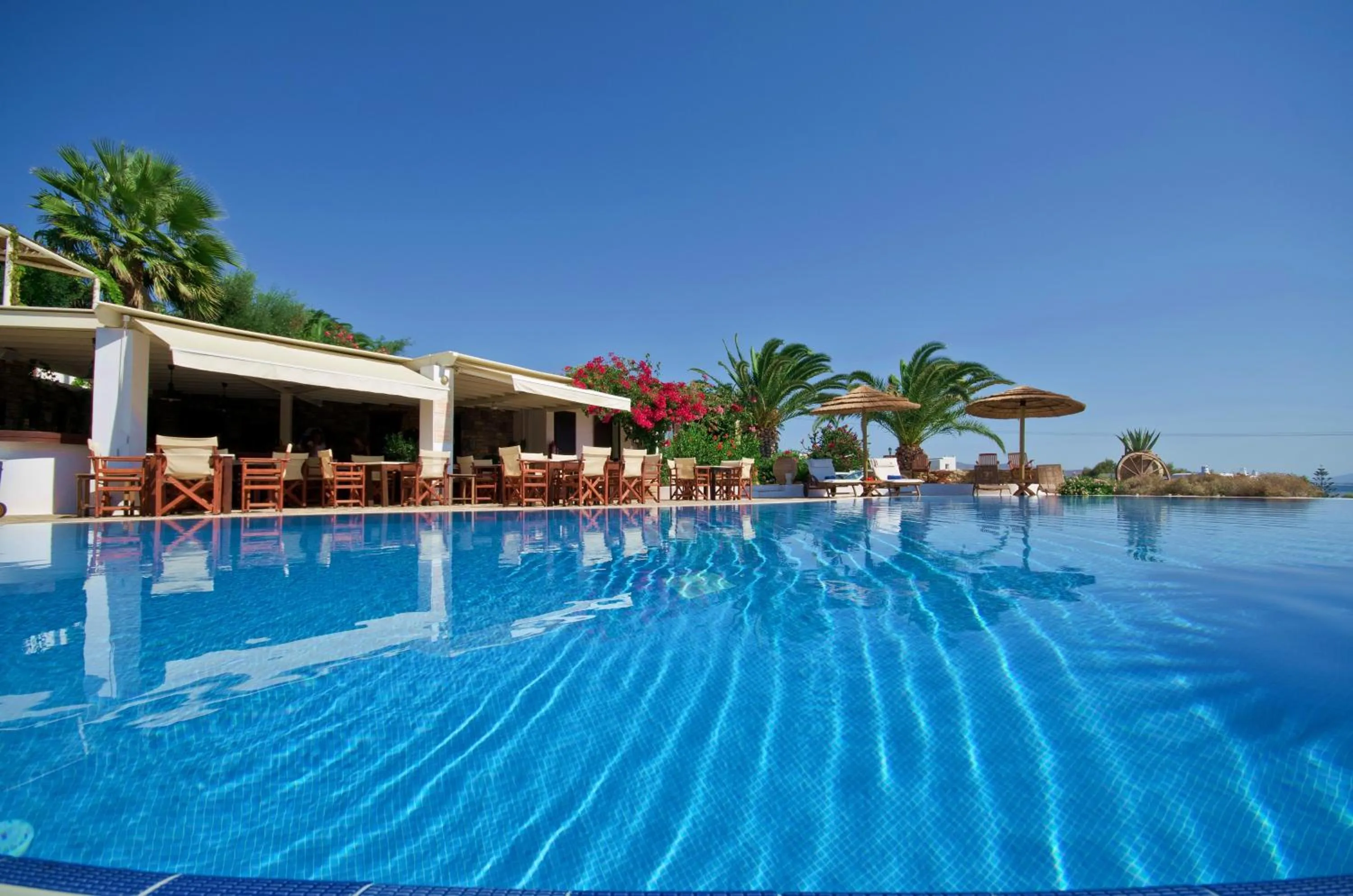 Swimming pool in Kavos Hotel Naxos