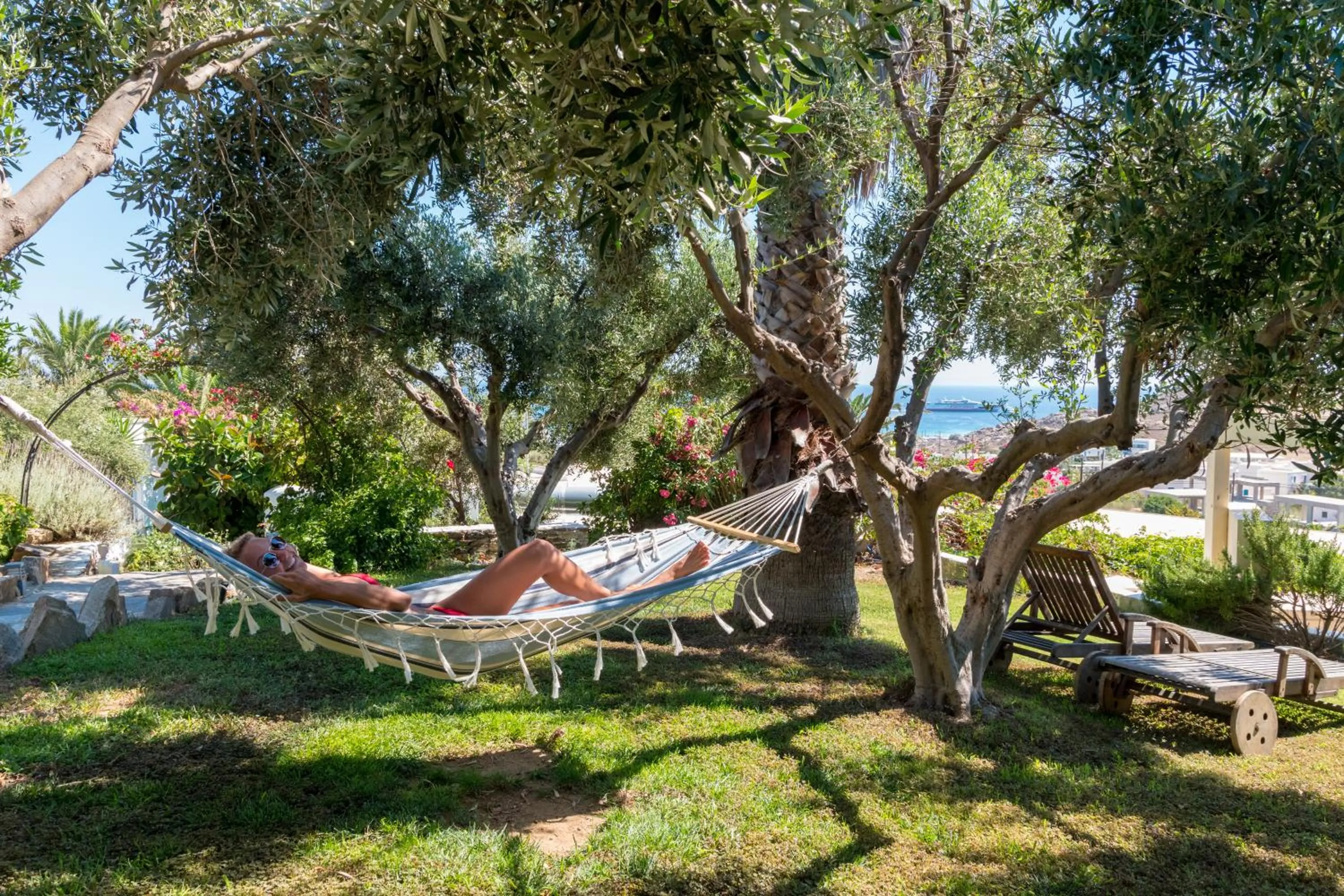Garden in Kavos Hotel Naxos